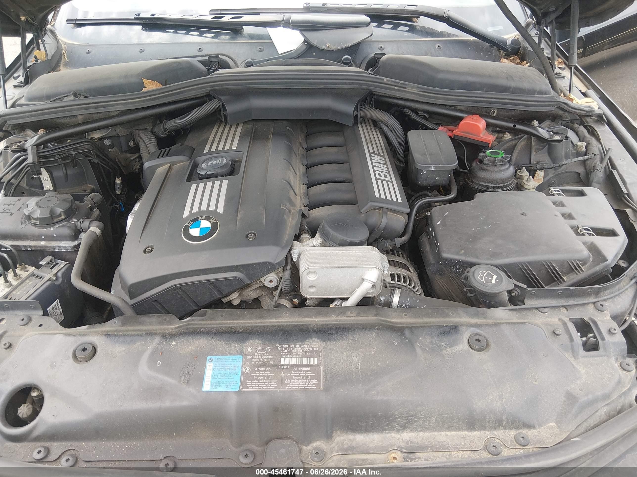 2008 Bmw 528xi   Black vin: WBANV135X8CZ51687