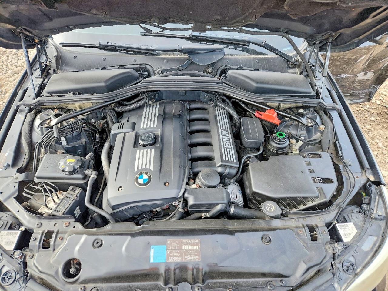 2008 Bmw 528 Xi Black vin: WBANV135X8CZ52886