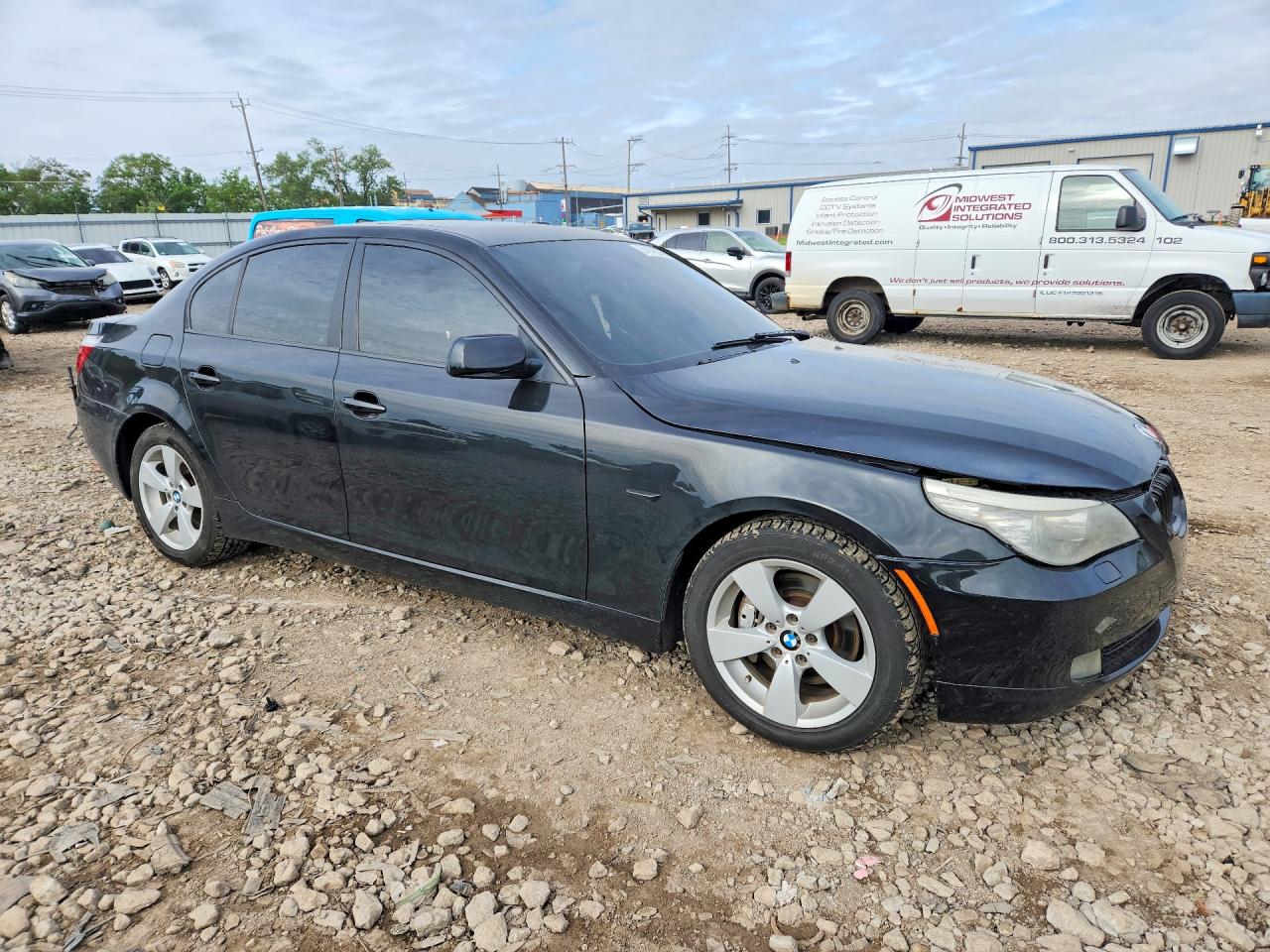 2008 Bmw 528 Xi Black vin: WBANV135X8CZ52886