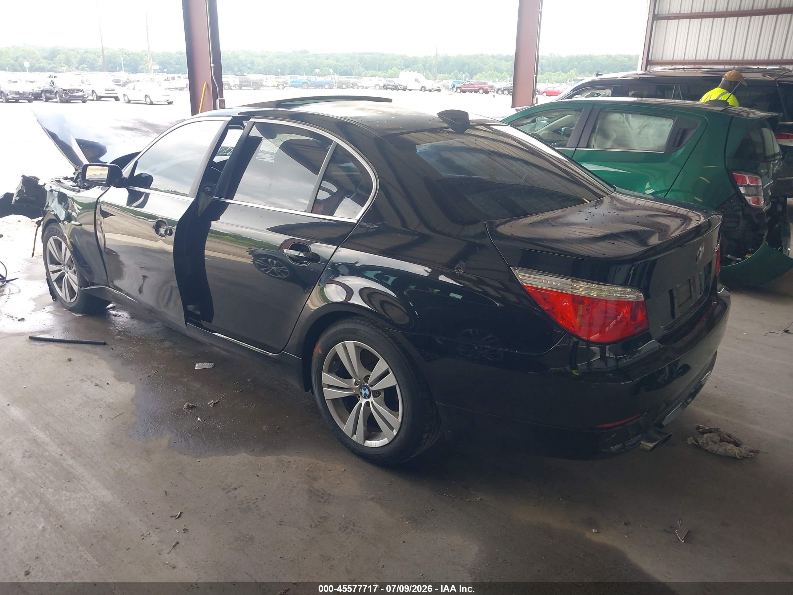 2009 Bmw 528i Xdrive Black vin: WBANV135X9C155359