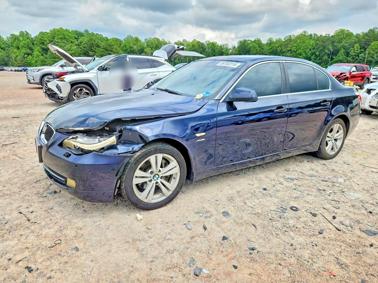 2010 Bmw 528 Xi Синий vin: WBANV1C50AC445470