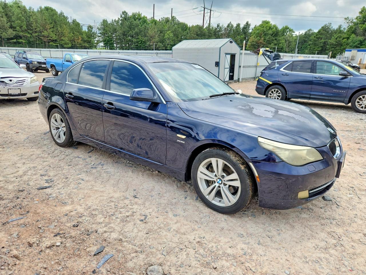 2010 Bmw 528 Xi Синий vin: WBANV1C50AC445470