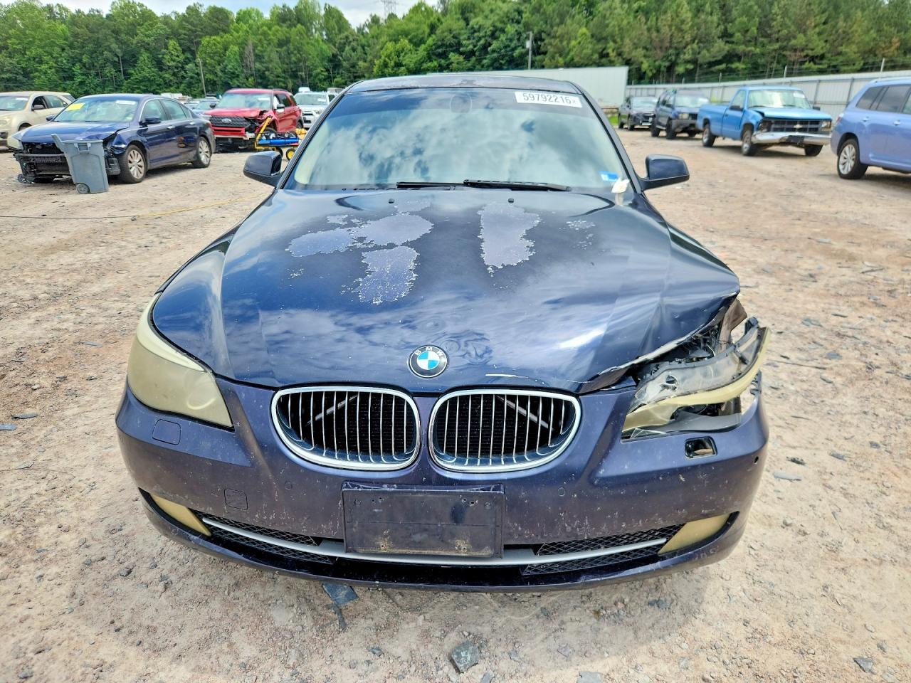2010 Bmw 528 Xi Синий vin: WBANV1C50AC445470