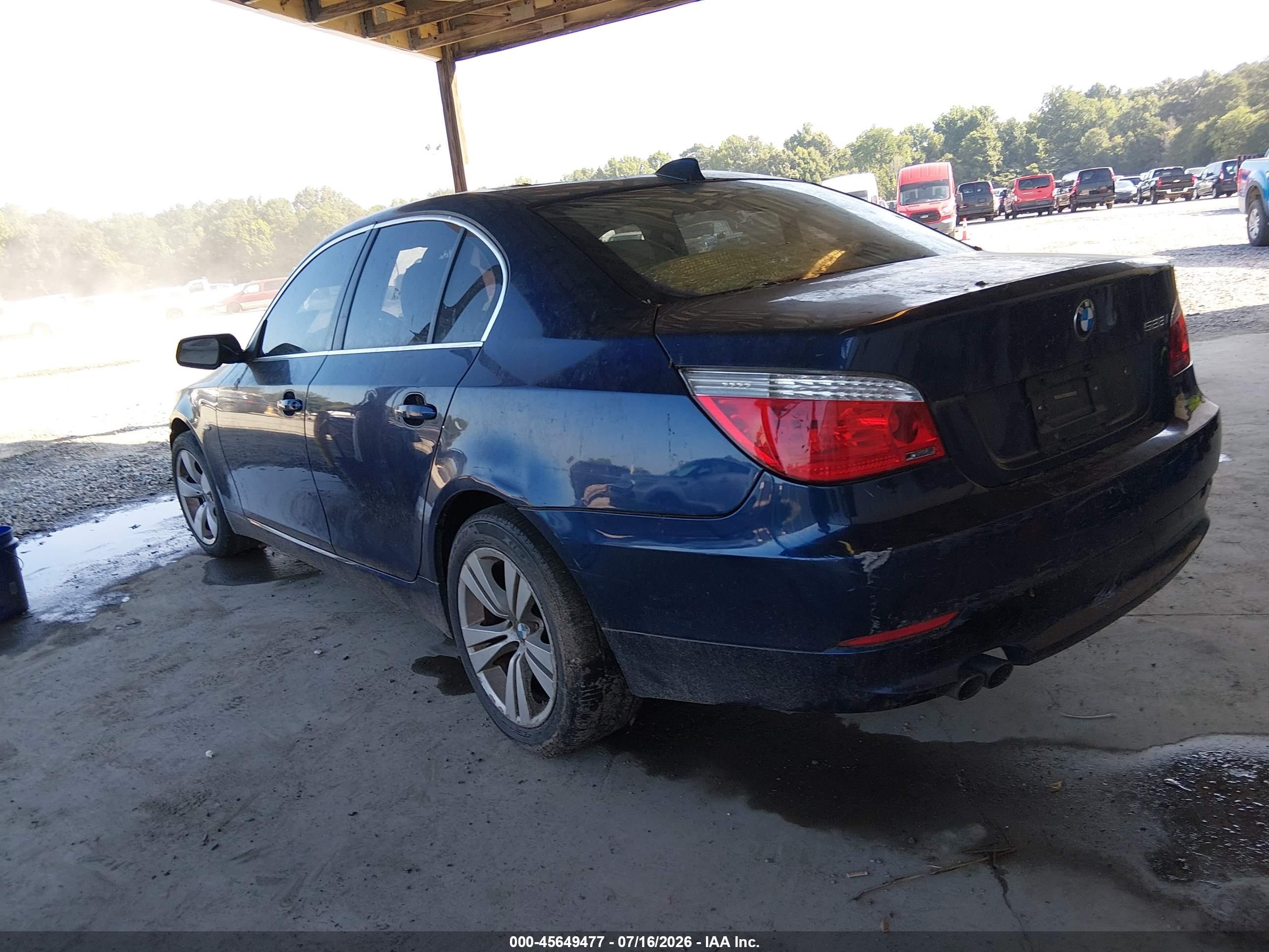 2010 Bmw 528i Xdrive Blue vin: WBANV1C53AC443499