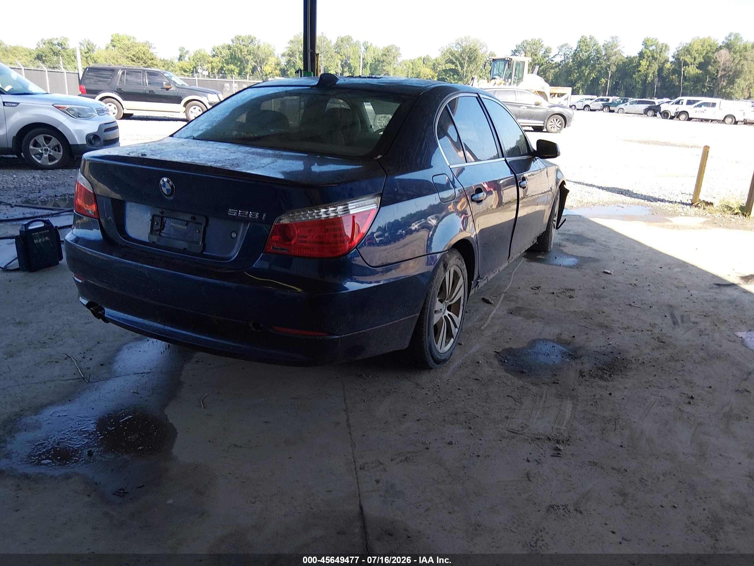 2010 Bmw 528i Xdrive Blue vin: WBANV1C53AC443499
