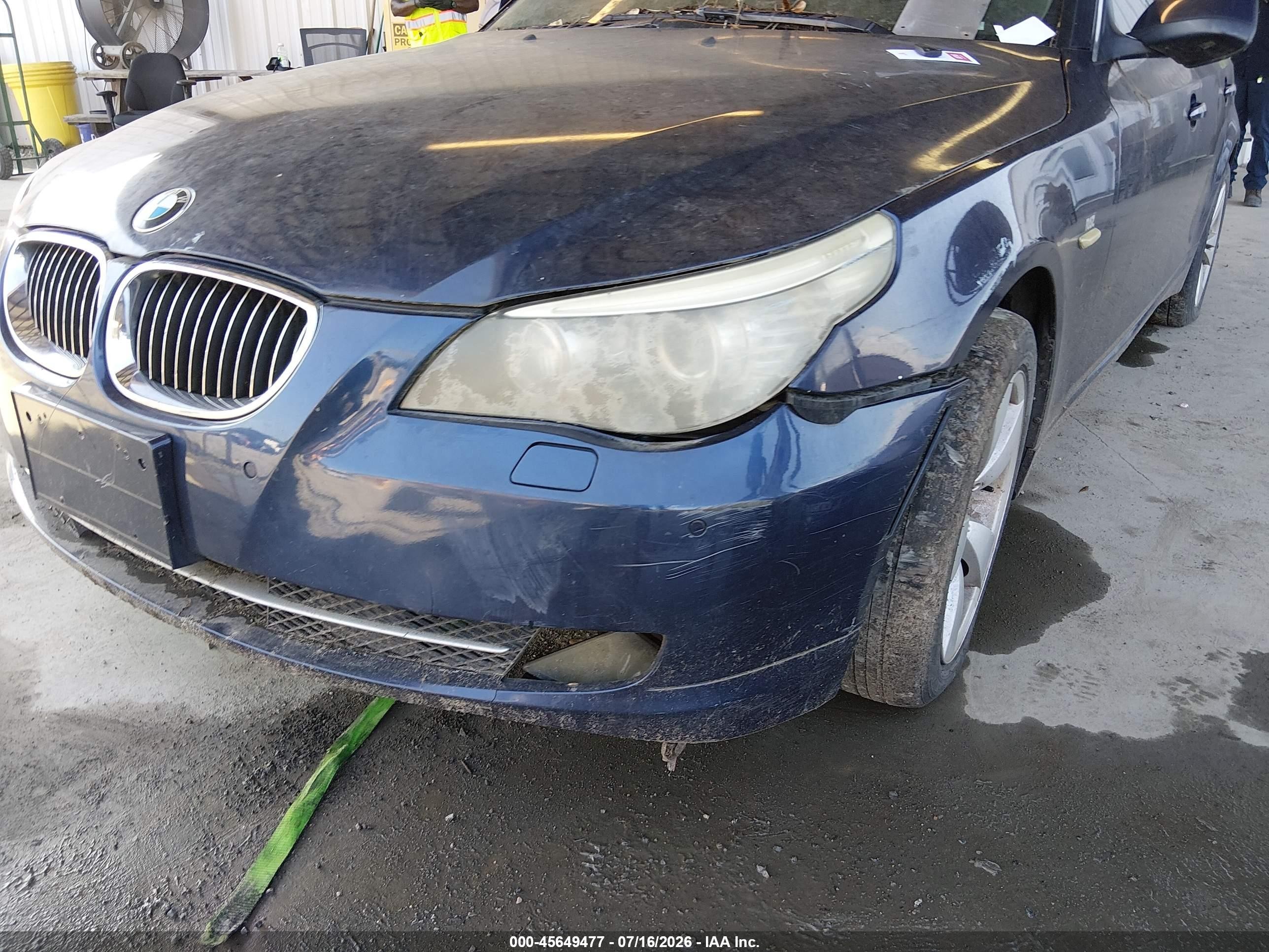 2010 Bmw 528i Xdrive Blue vin: WBANV1C53AC443499