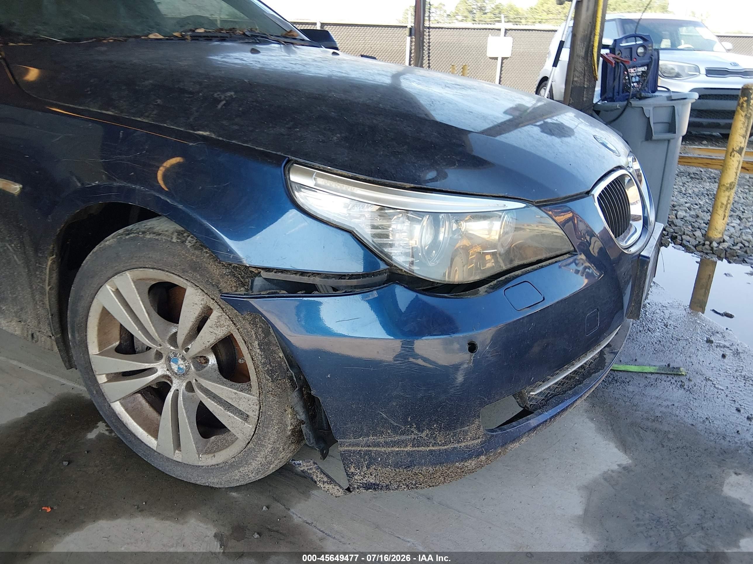 2010 Bmw 528i Xdrive Blue vin: WBANV1C53AC443499