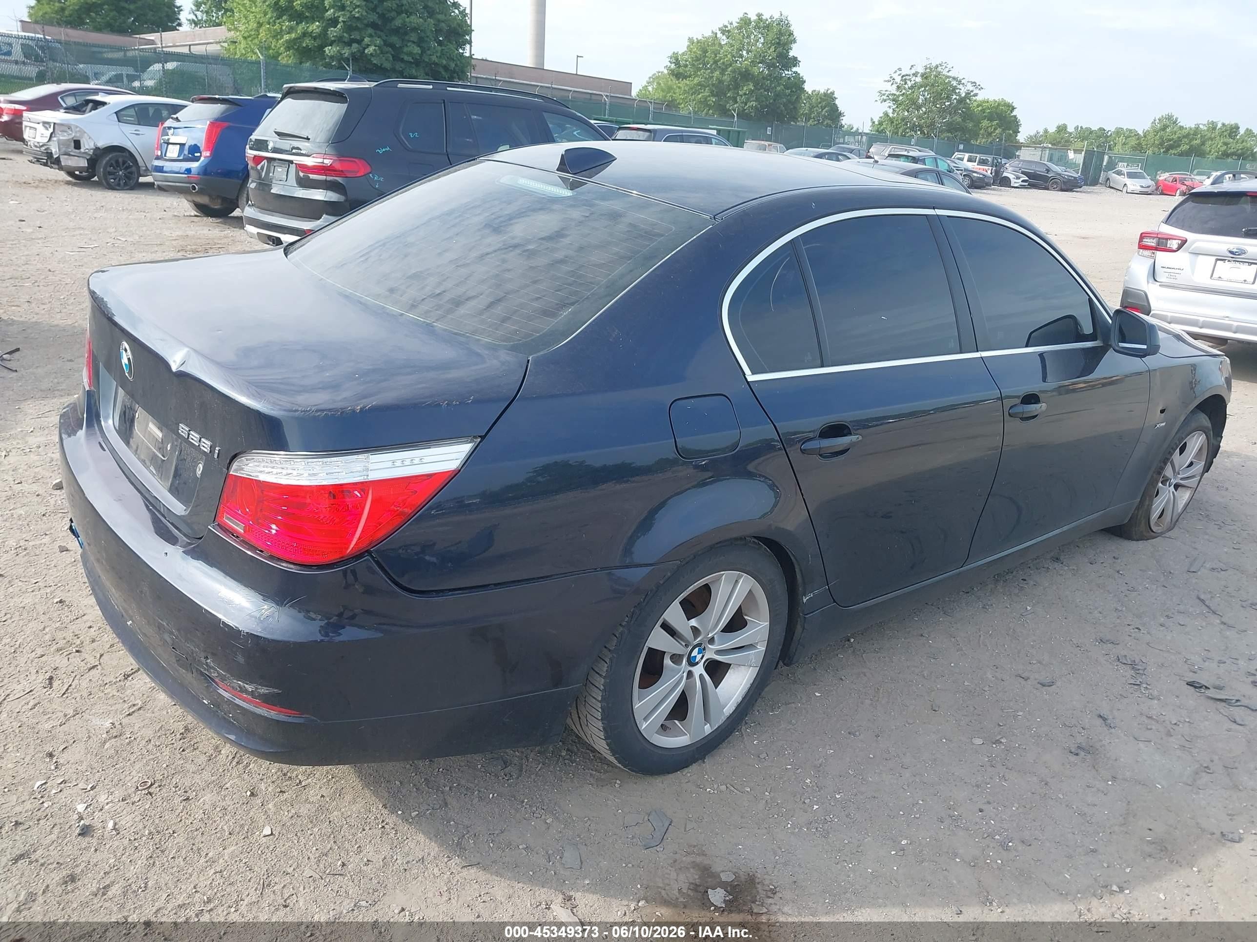 2010 Bmw 528i Xdrive Dark Blue vin: WBANV1C54AC388819