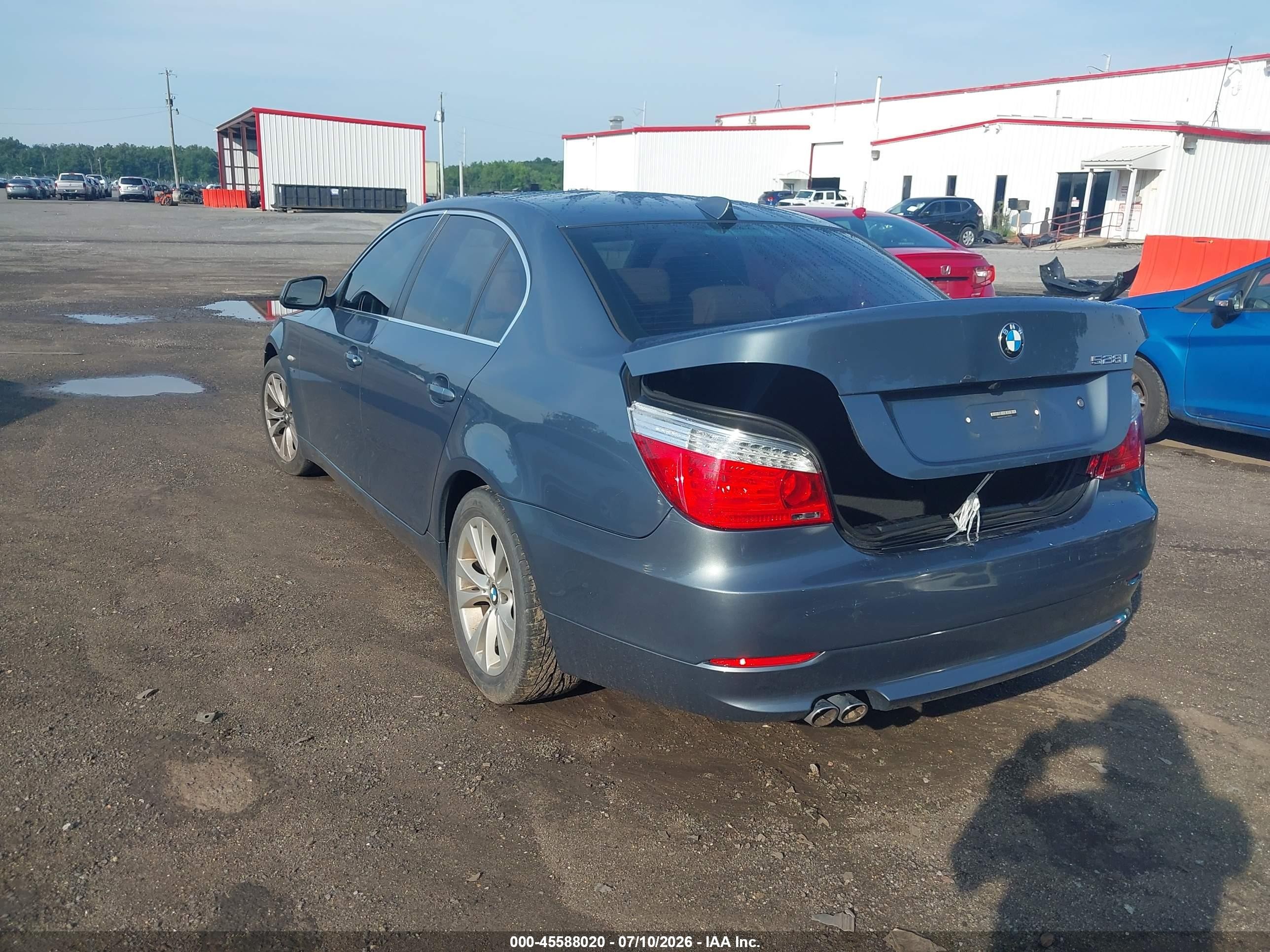 2010 Bmw 528i Xdrive Blue vin: WBANV1C56AC159736