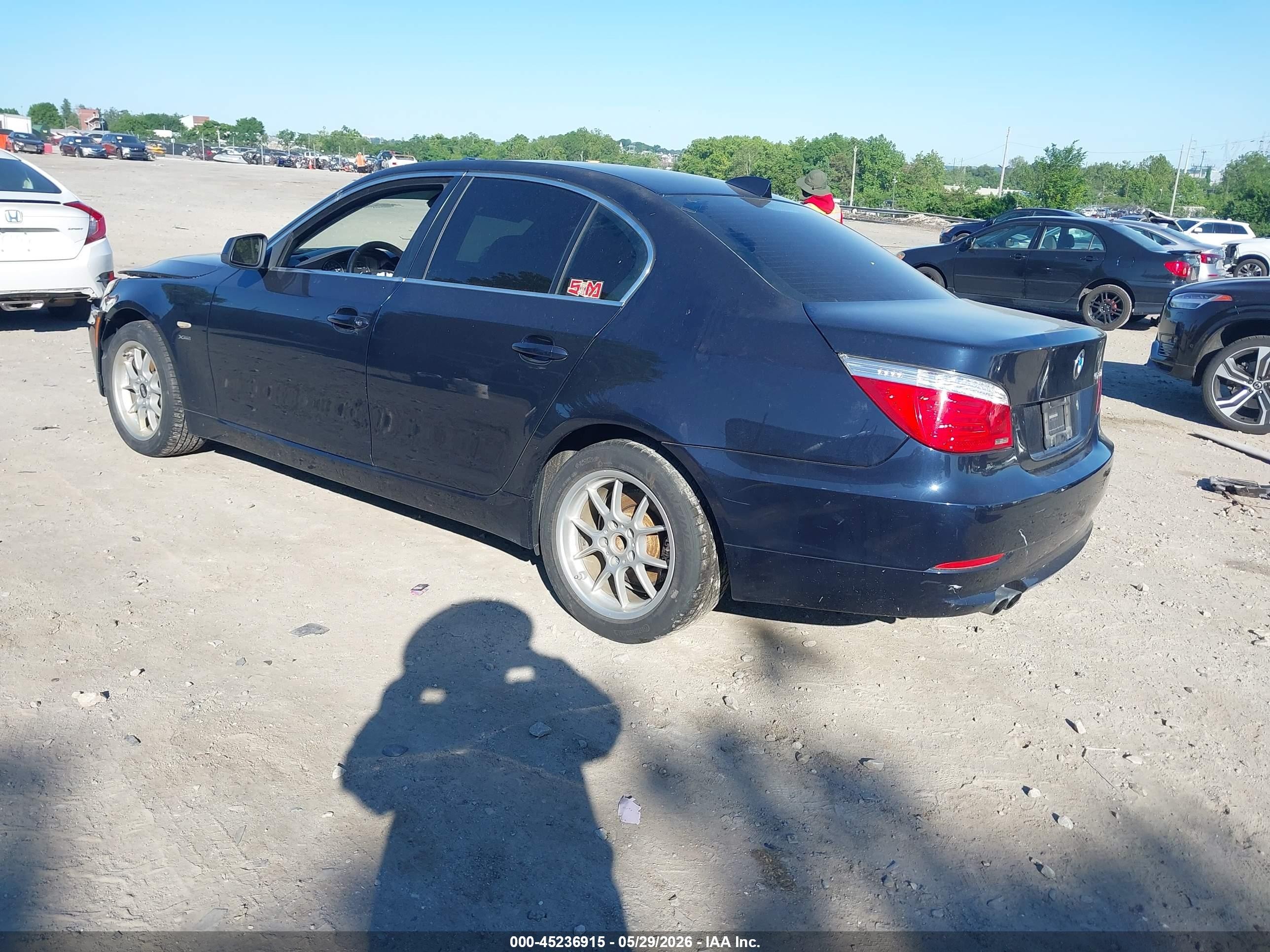 2010 Bmw 528i Xdrive Dark Blue vin: WBANV1C57AC159583
