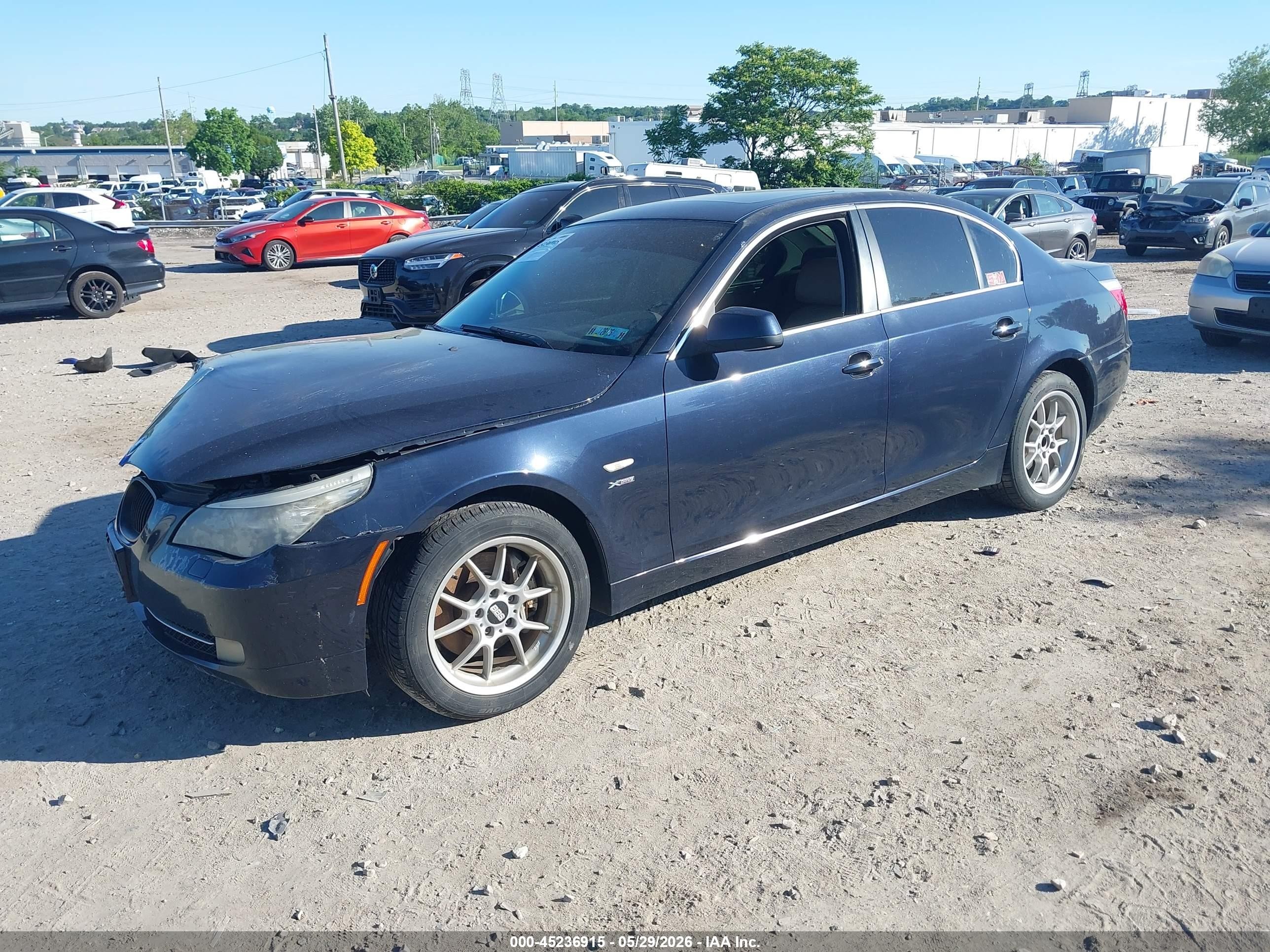 2010 Bmw 528i Xdrive Dark Blue vin: WBANV1C57AC159583
