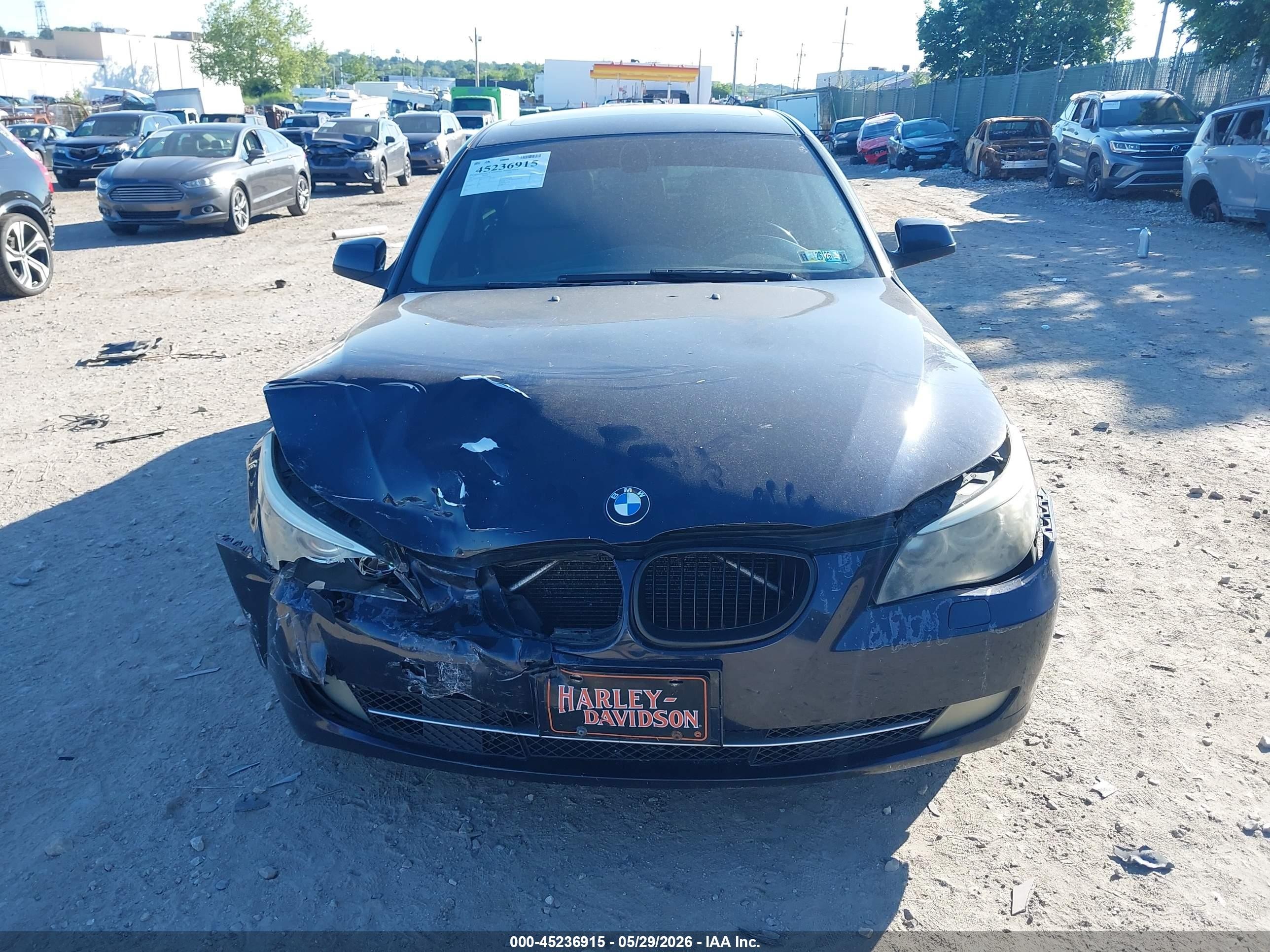 2010 Bmw 528i Xdrive Dark Blue vin: WBANV1C57AC159583