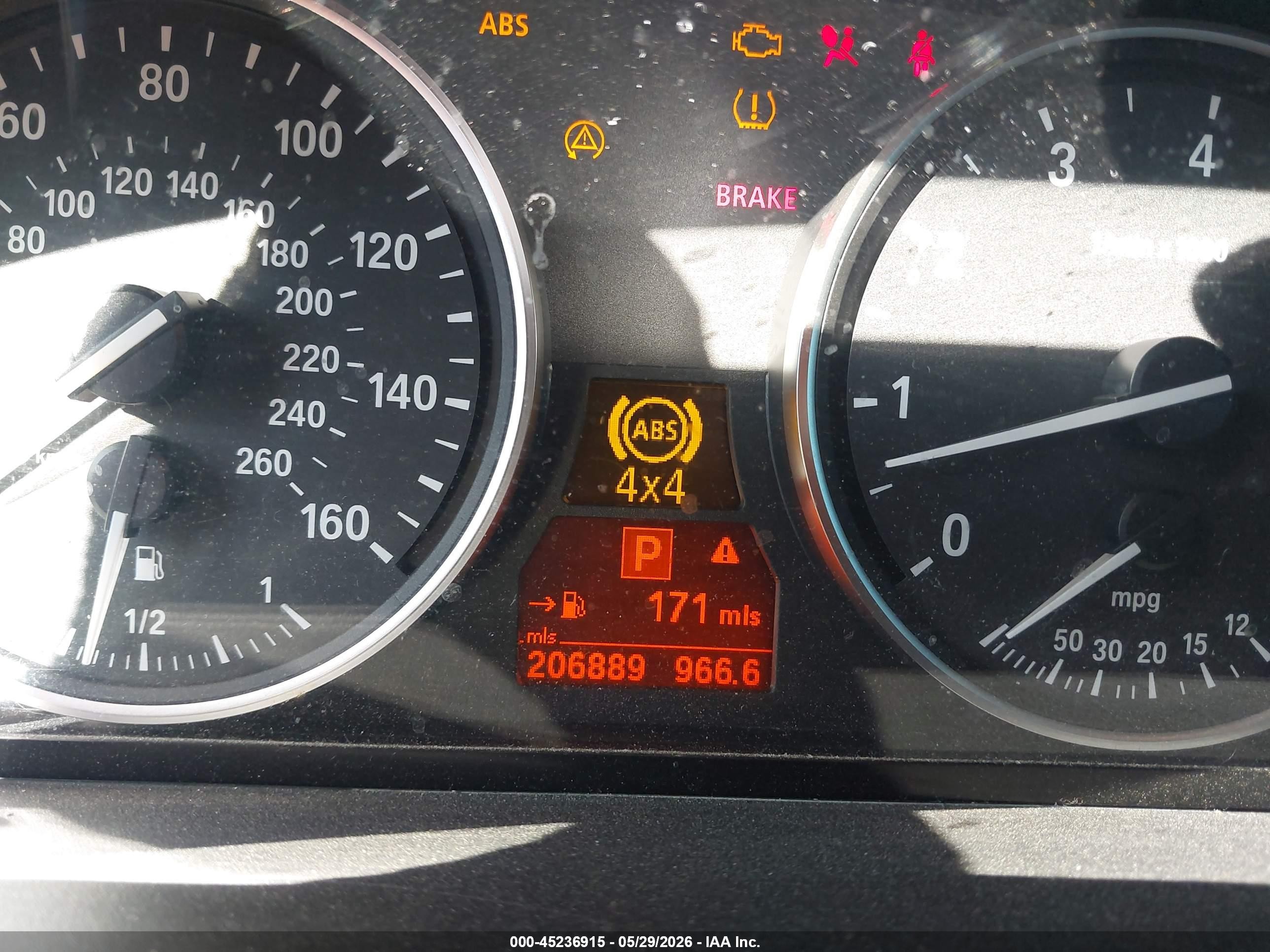 2010 Bmw 528i Xdrive Dark Blue vin: WBANV1C57AC159583