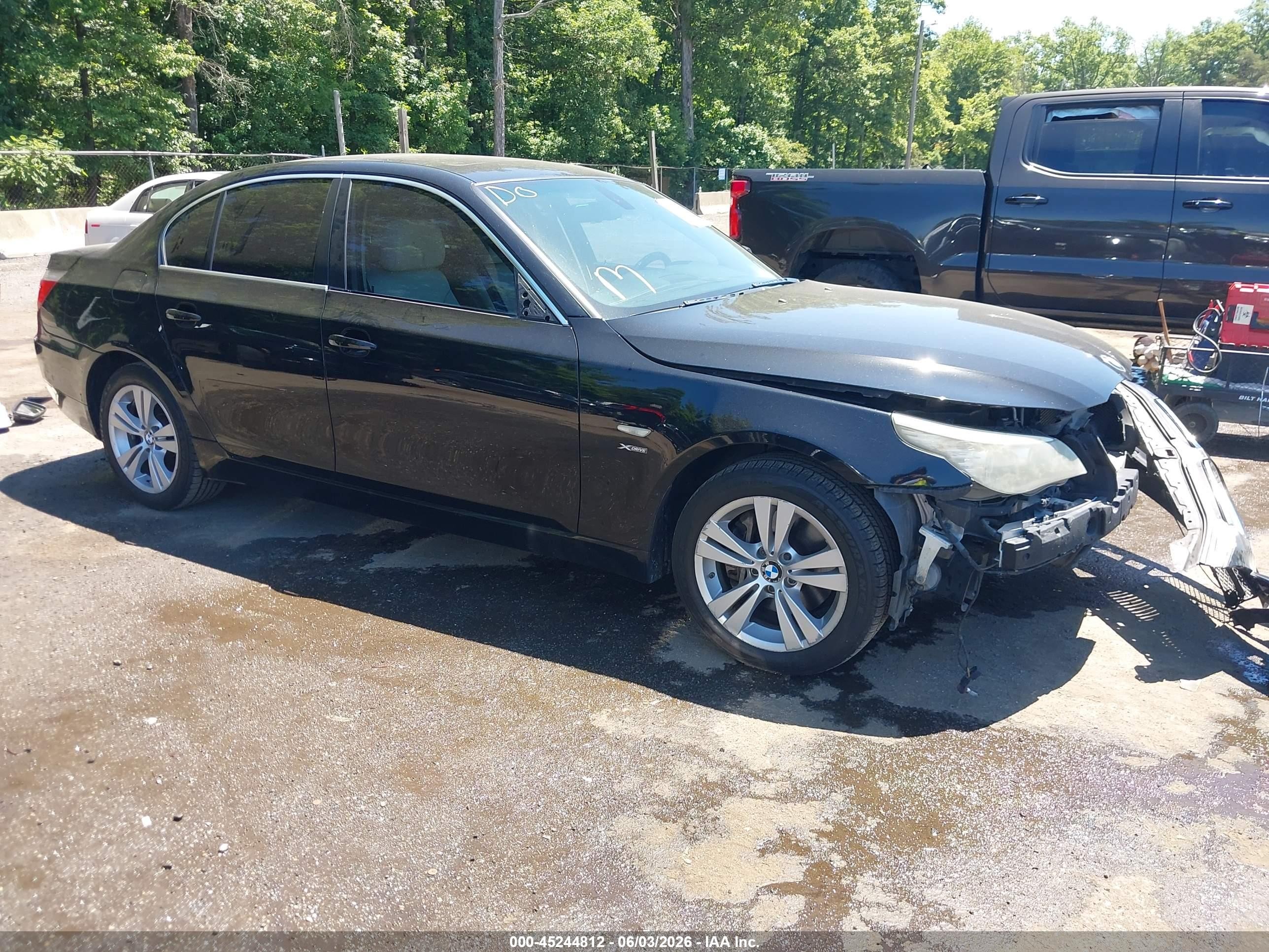 2010 Bmw 528i Xdrive Black vin: WBANV1C57AC389544