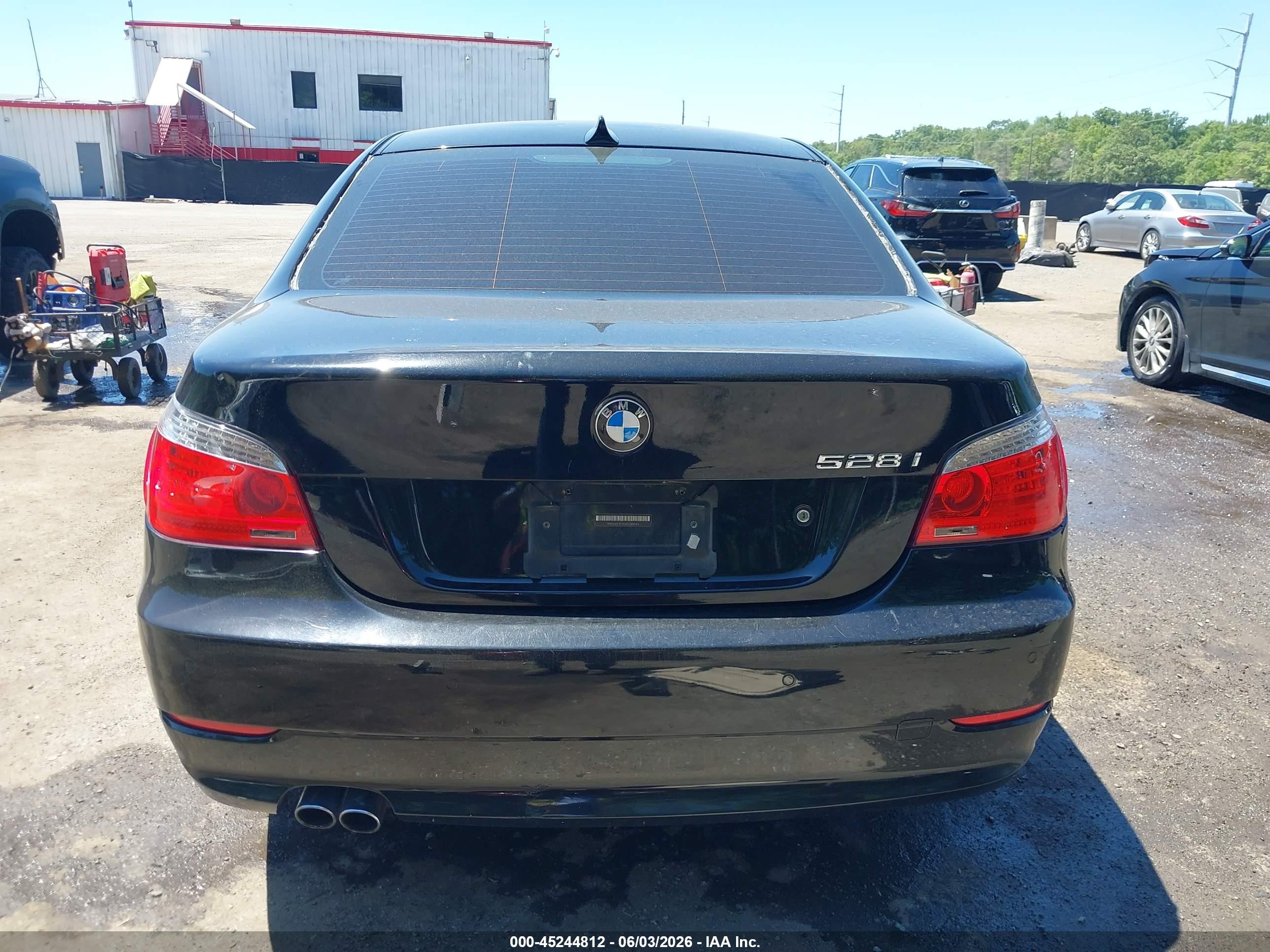 2010 Bmw 528i Xdrive Black vin: WBANV1C57AC389544