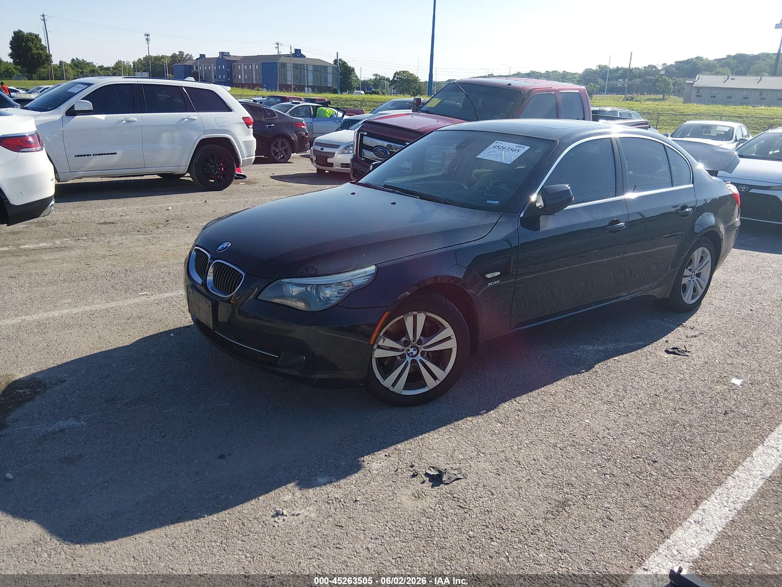2010 Bmw 528i Xdrive Black vin: WBANV1C58AC442803