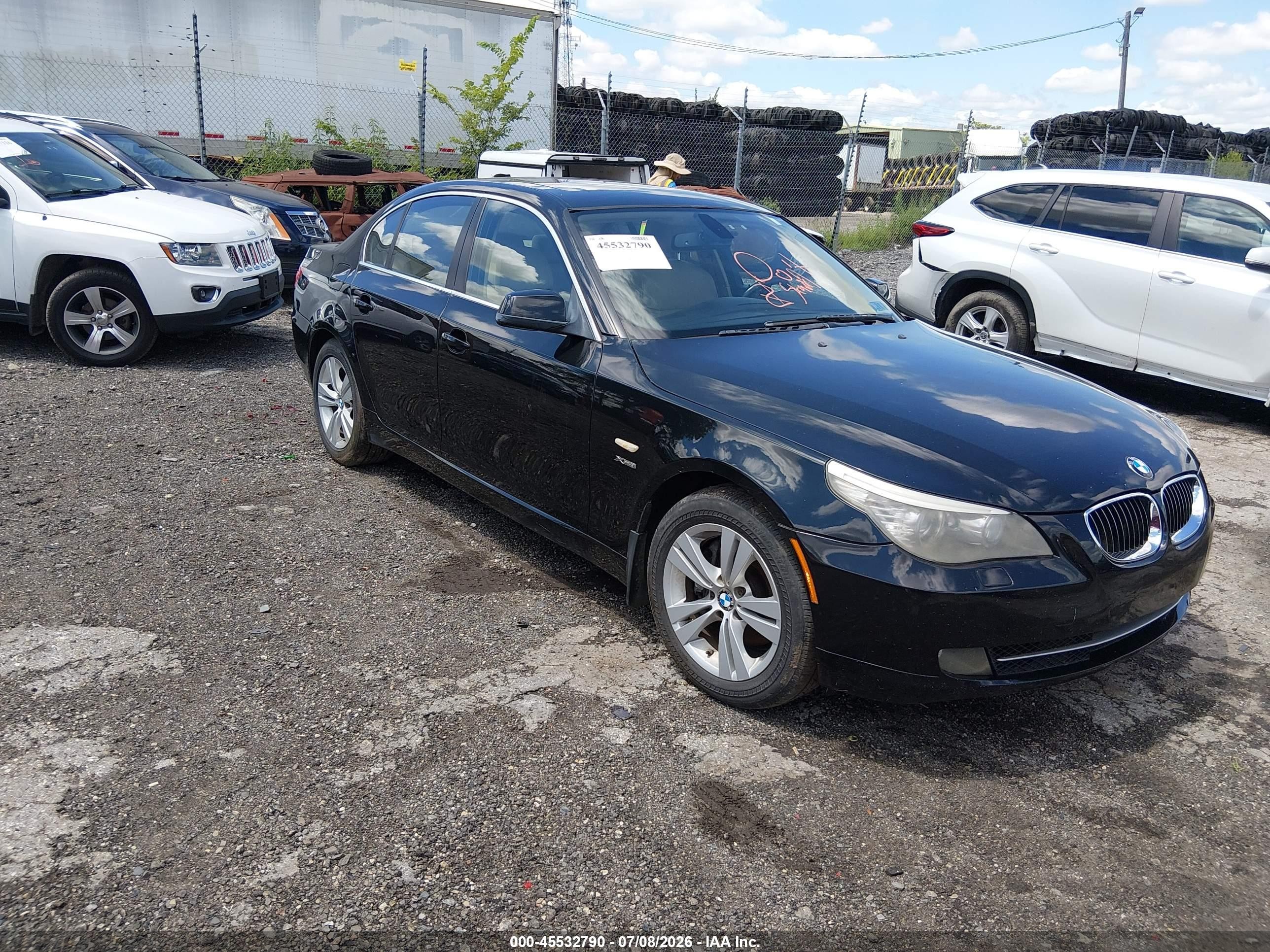 2010 Bmw 528i Xdrive Black vin: WBANV1C59AC443491