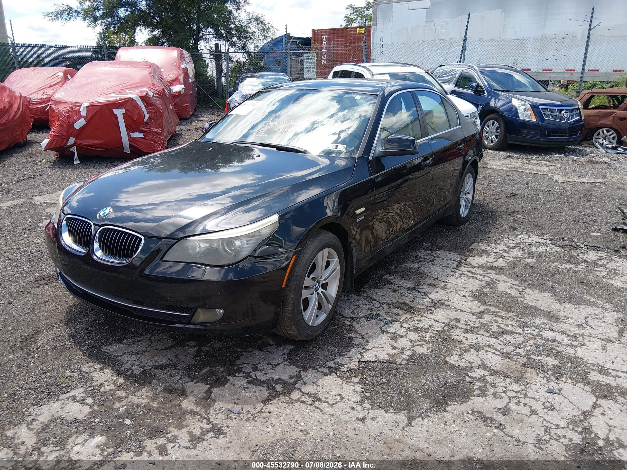 2010 Bmw 528i Xdrive Black vin: WBANV1C59AC443491