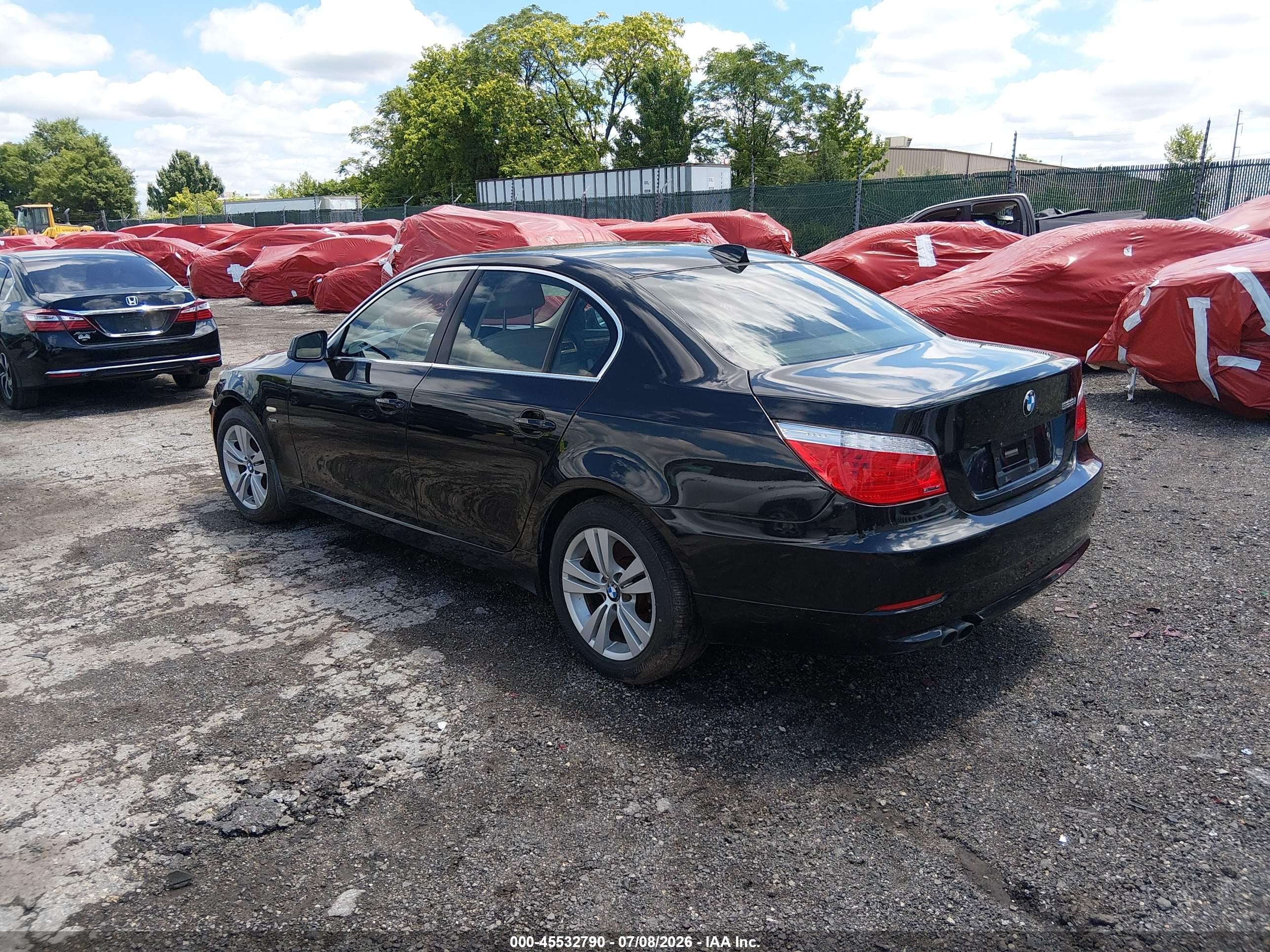 2010 Bmw 528i Xdrive Black vin: WBANV1C59AC443491