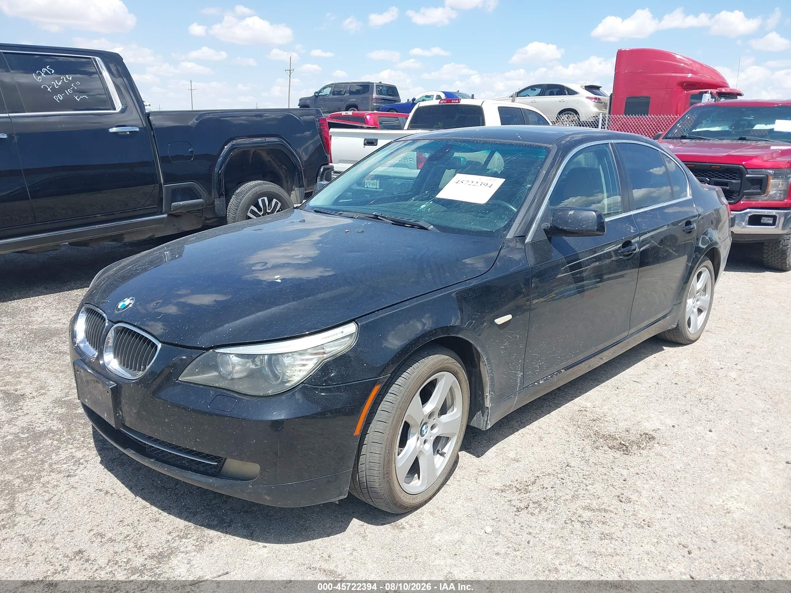 2008 Bmw 535xi   Черный vin: WBANV93508CW56192