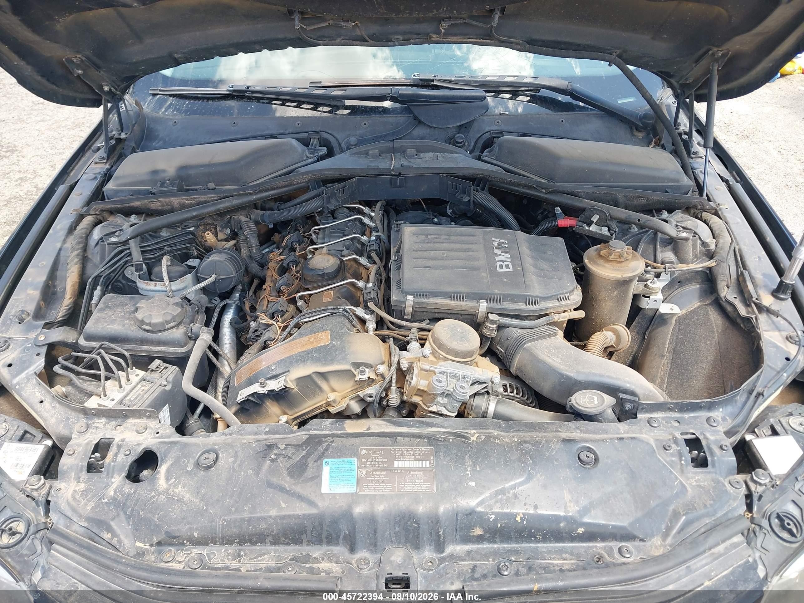 2008 Bmw 535xi   Черный vin: WBANV93508CW56192
