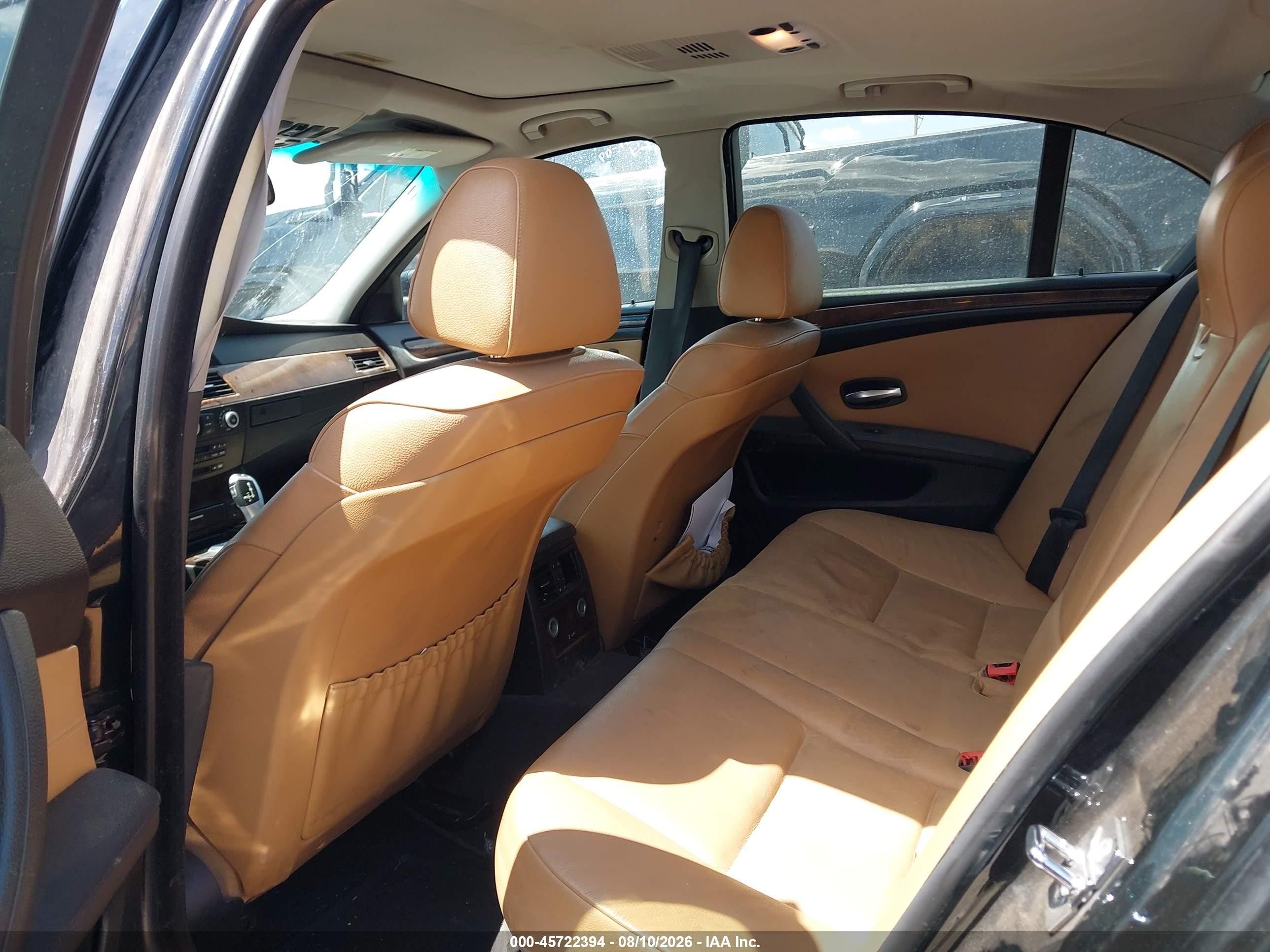 2008 Bmw 535xi   Черный vin: WBANV93508CW56192