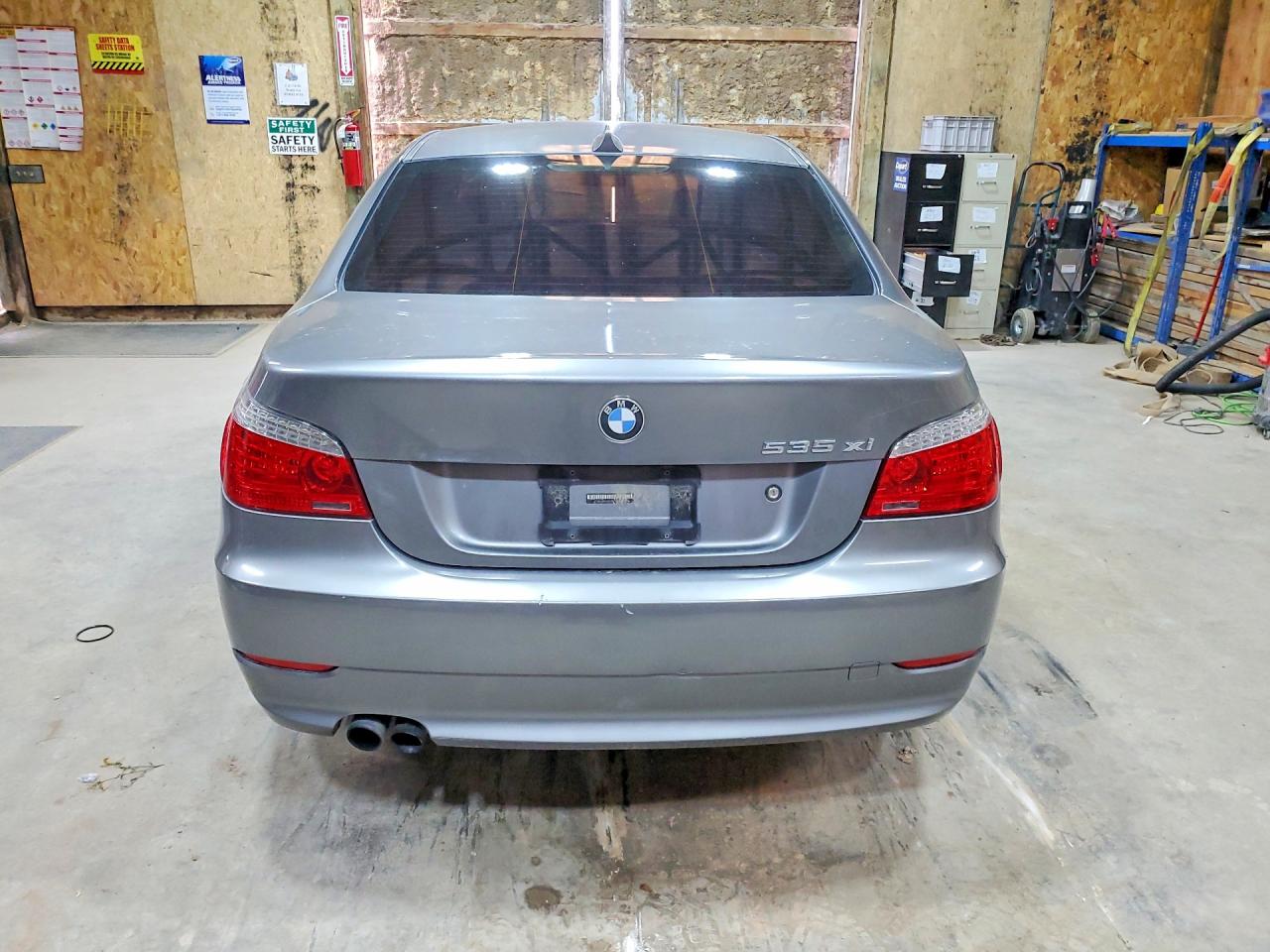 2008 Bmw 535 Xi Gray vin: WBANV93518CZ67369