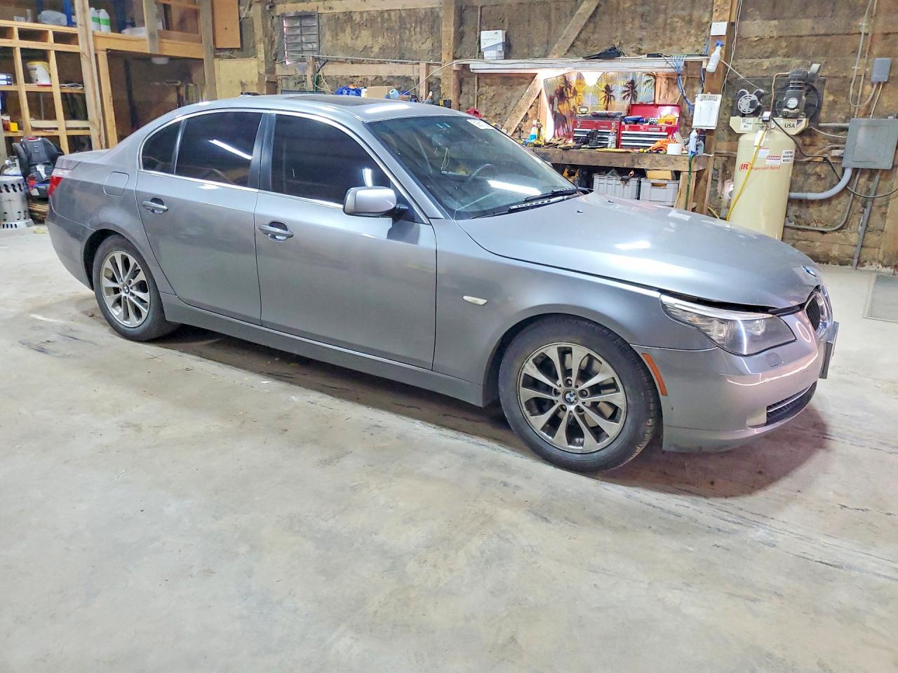 2008 Bmw 535 Xi Gray vin: WBANV93518CZ67369