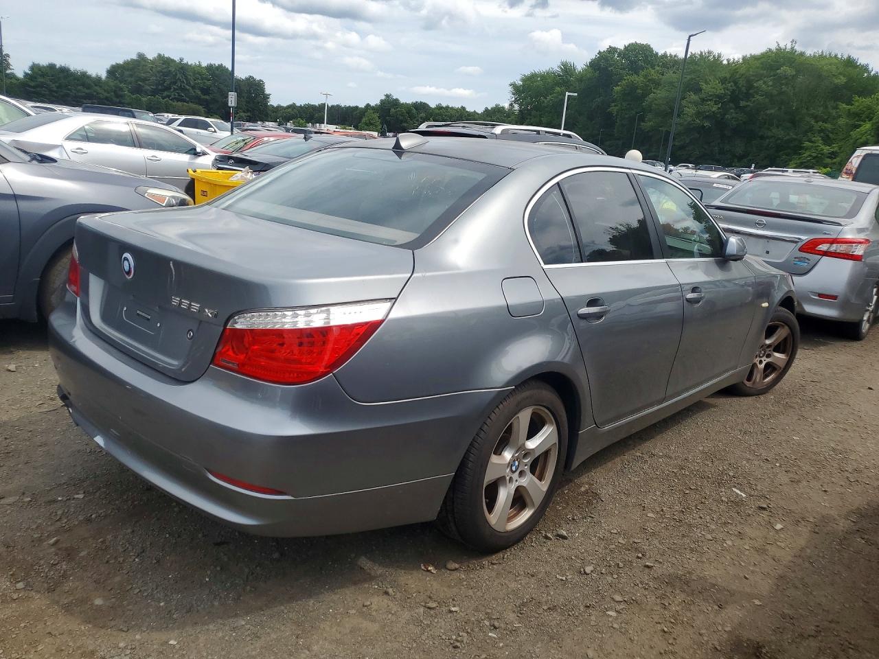 2008 Bmw 535 Xi Silver vin: WBANV93528CZ60978
