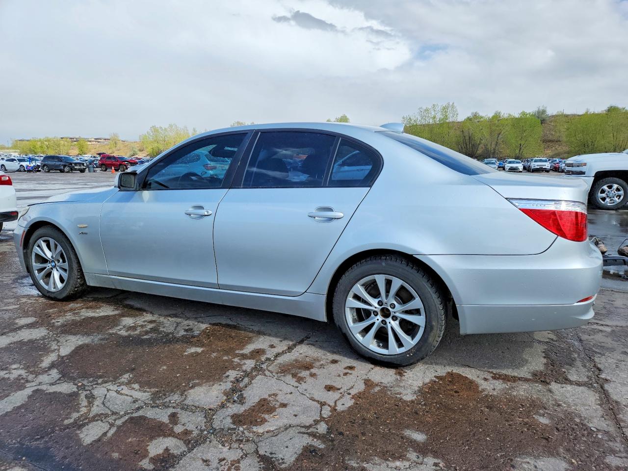 2009 Bmw 535 Xi Silver vin: WBANV93529C134178