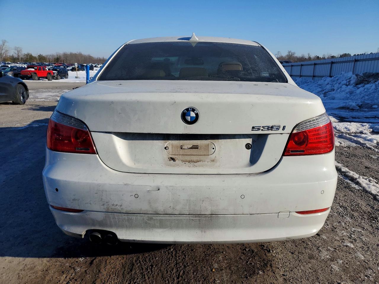 2009 Bmw 535 Xi White vin: WBANV93539C131970