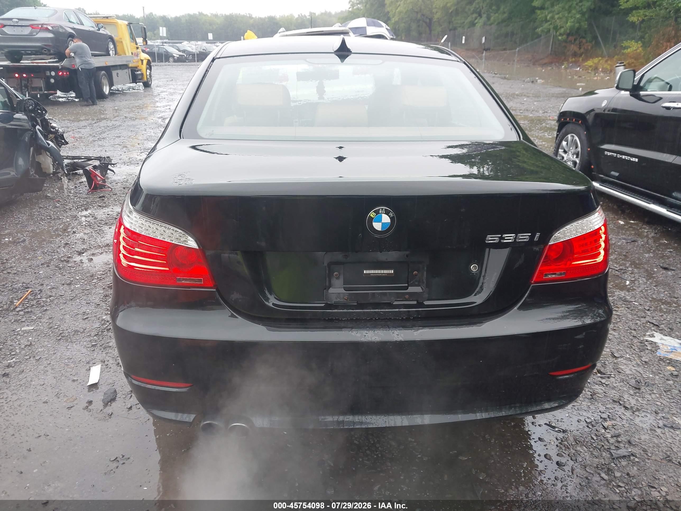 2009 Bmw 535i Xdrive Black vin: WBANV93539C134772