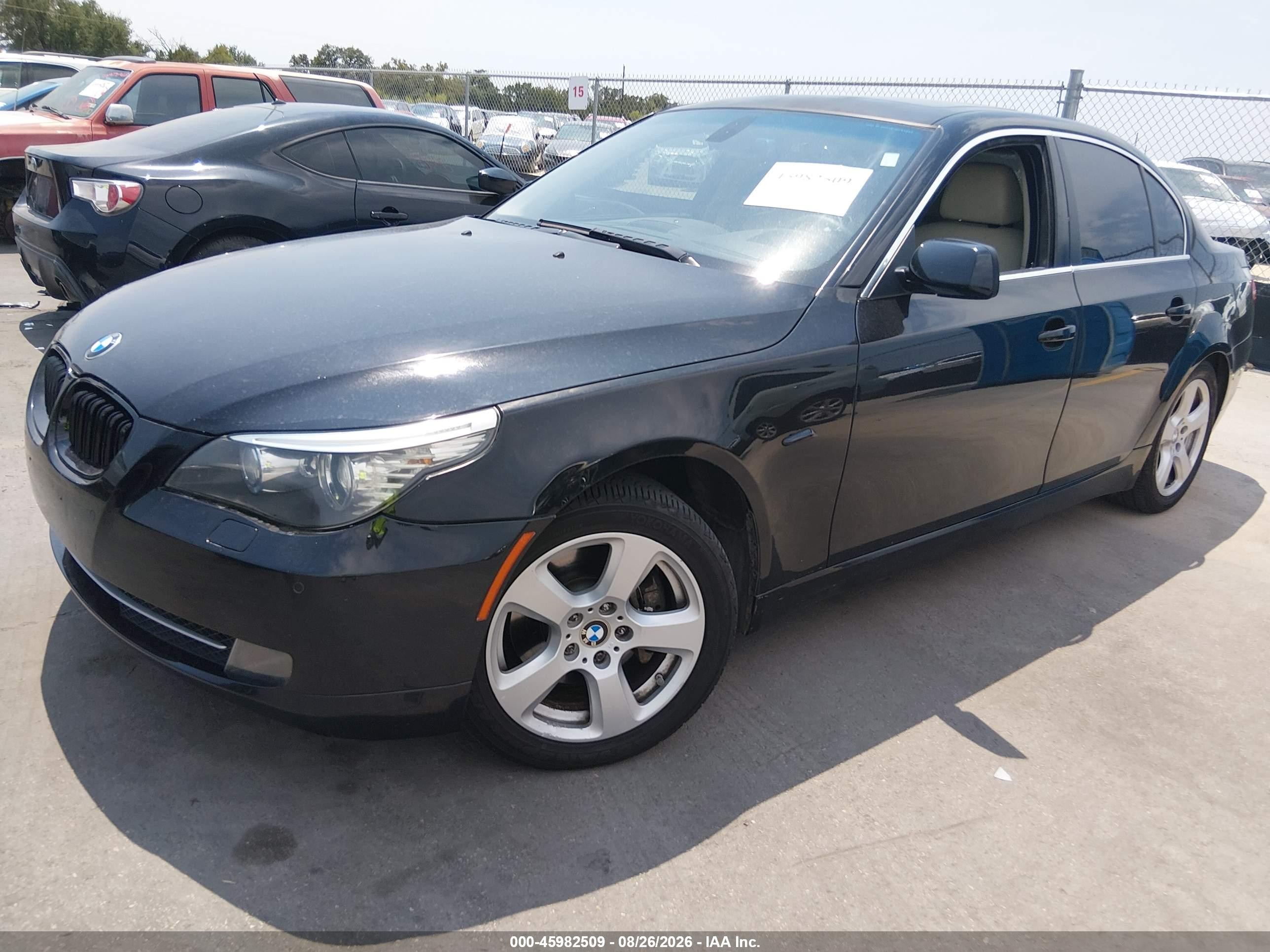 2008 Bmw 535xi   Black vin: WBANV93548CZ62778