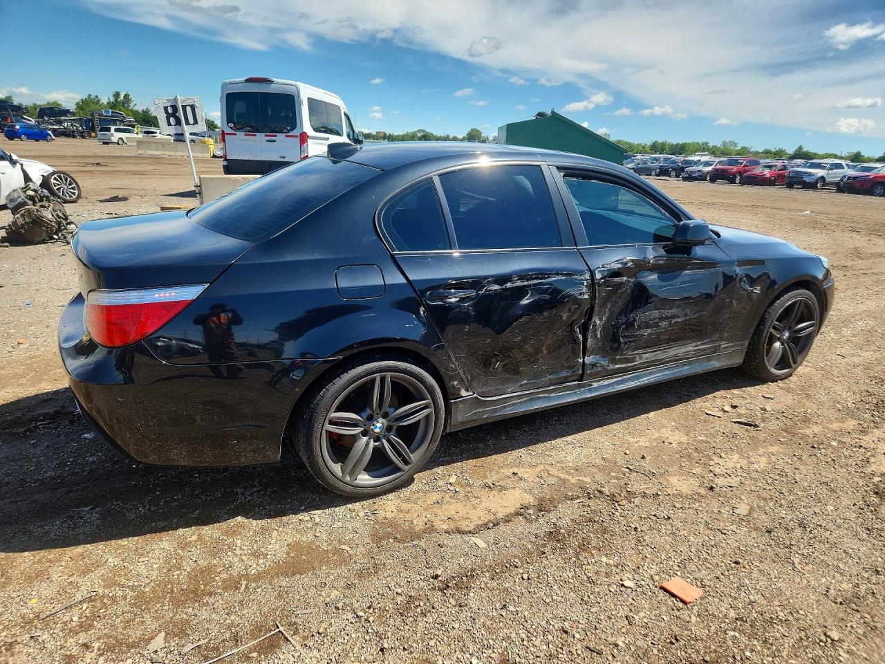 2009 Bmw 535 Xi Black vin: WBANV93549C131749