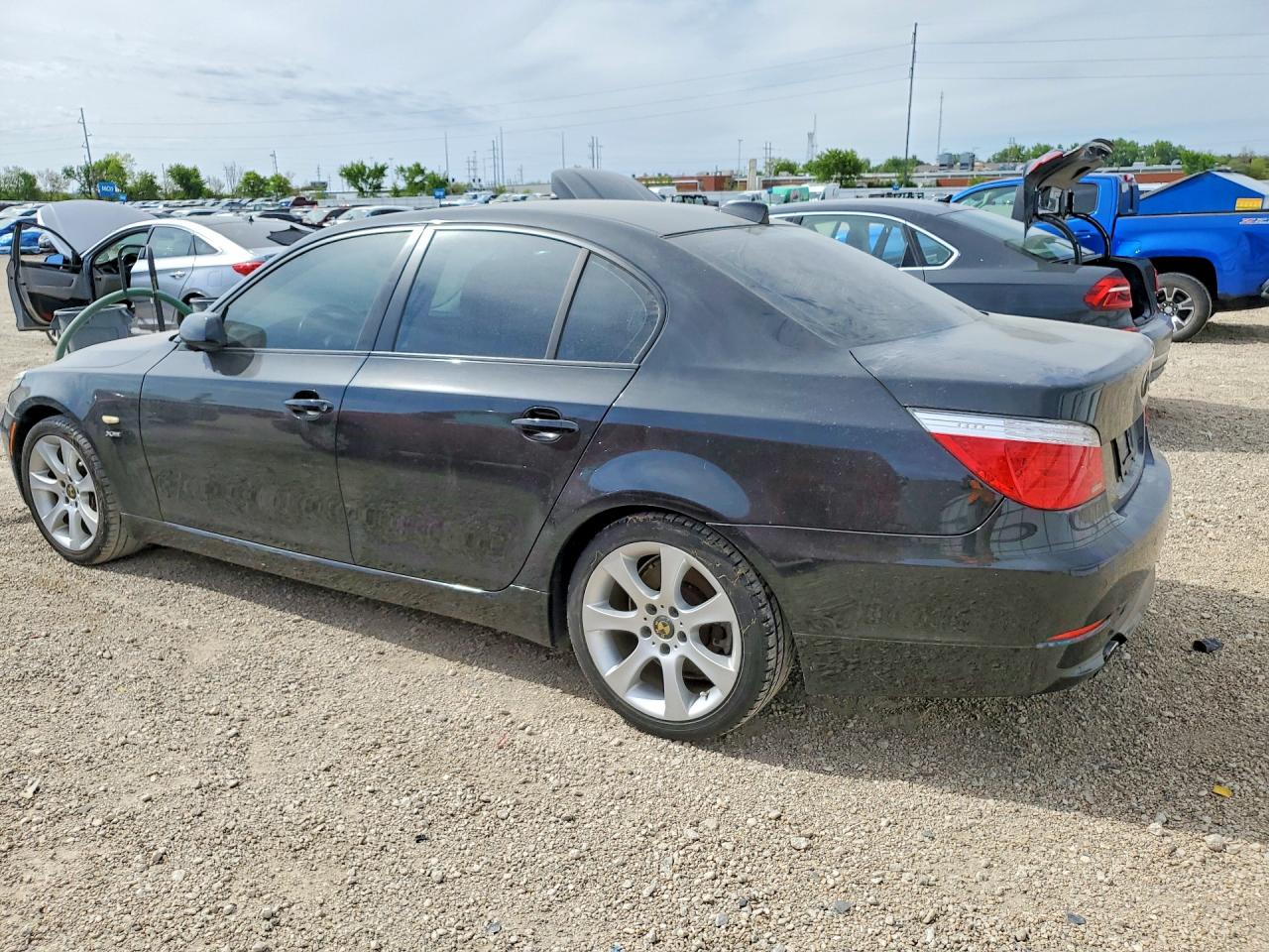 2009 Bmw 535 Xi Black vin: WBANV93549C132383