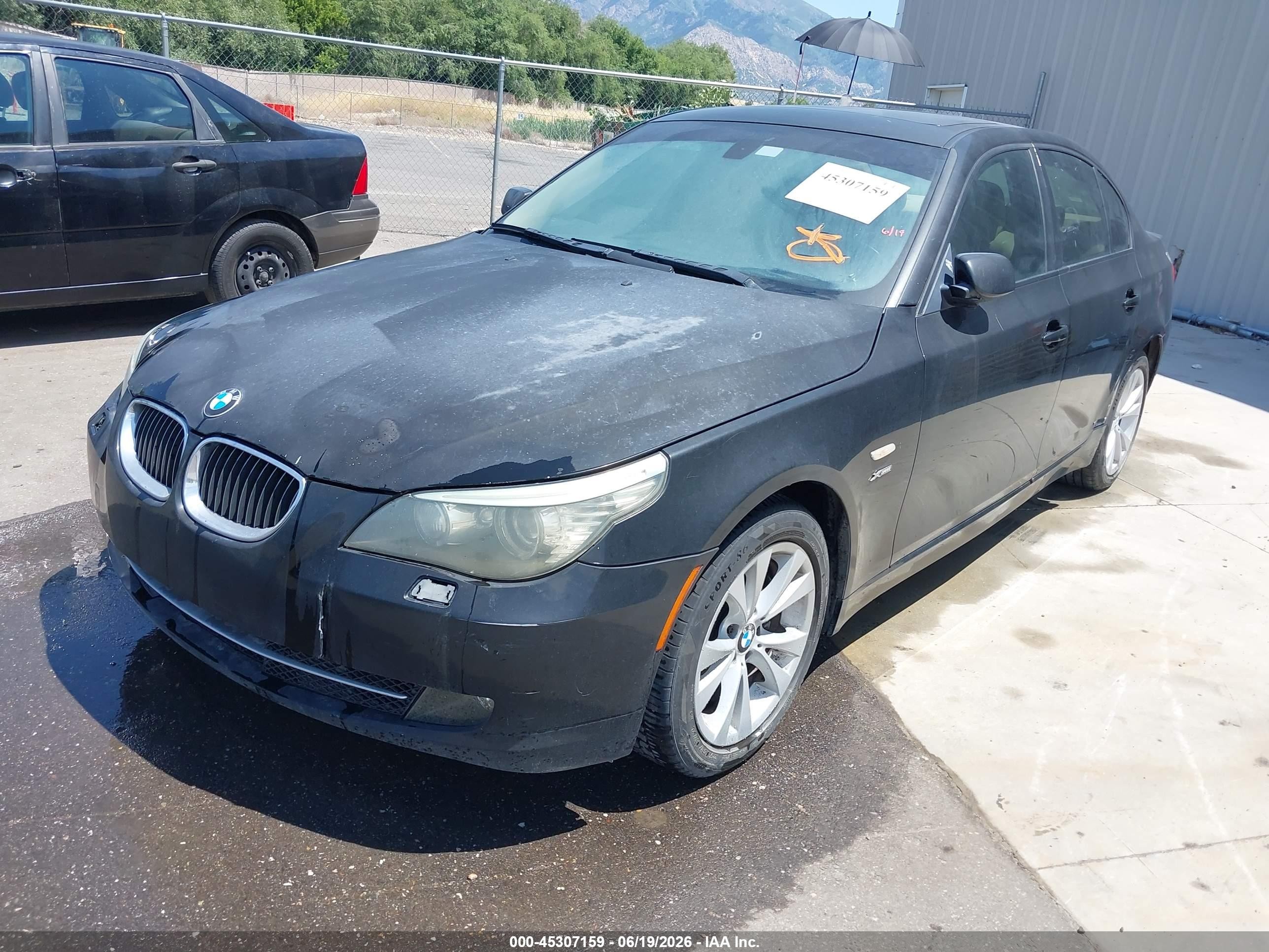 2009 Bmw 535i Xdrive Gray vin: WBANV93549C133193