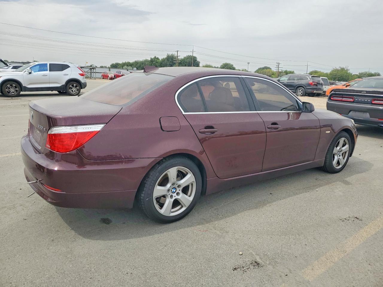 2008 Bmw 535 Xi Burgundy vin: WBANV93558CZ67911