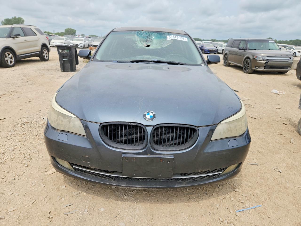 2008 Bmw 535 Xi Gray vin: WBANV93568CZ68033