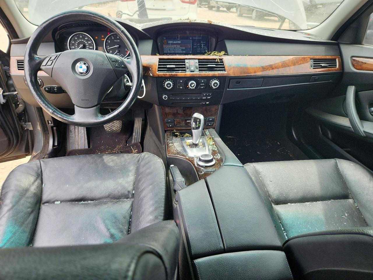 2008 Bmw 535 Xi Gray vin: WBANV93568CZ68033