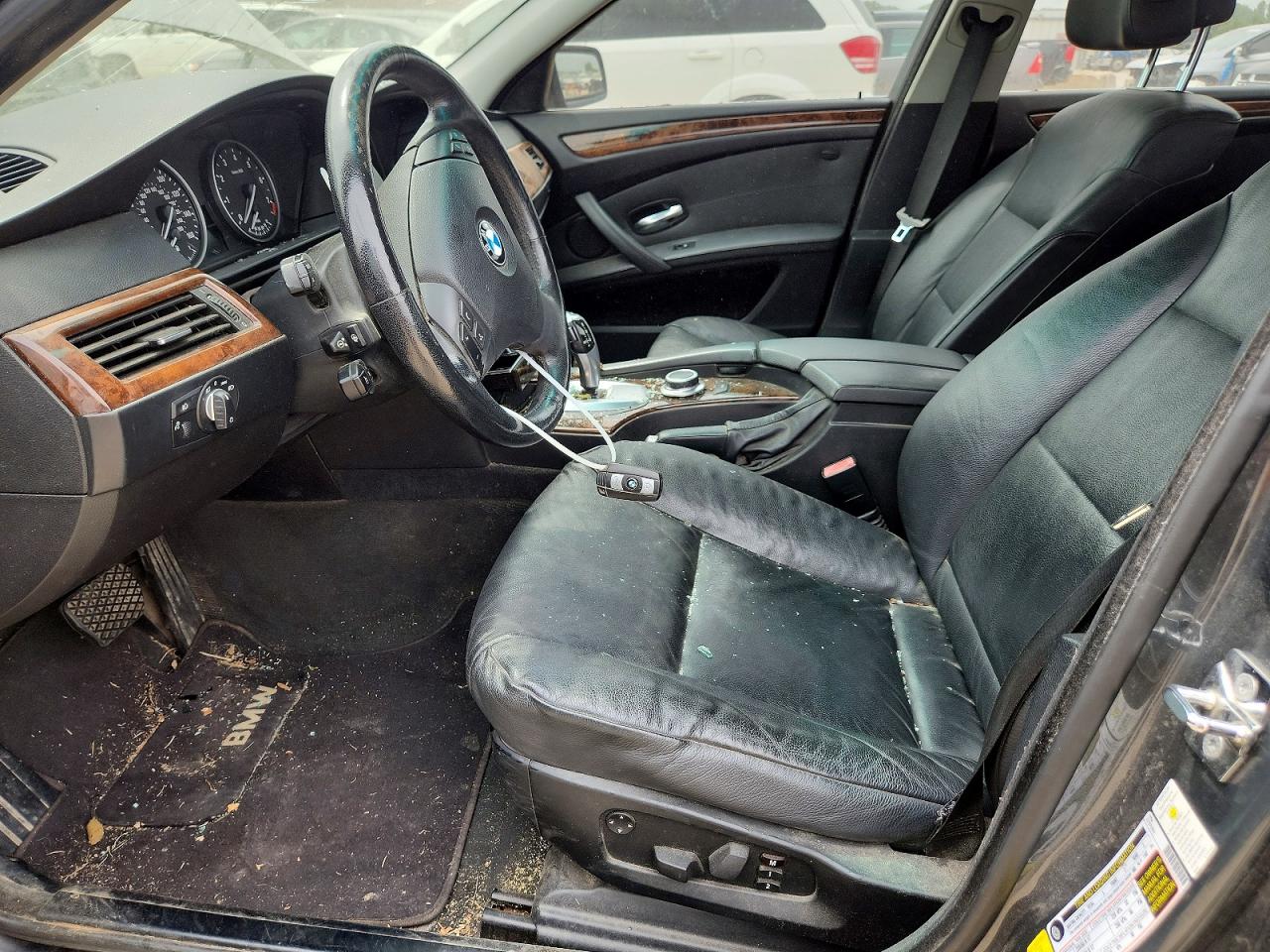 2008 Bmw 535 Xi Gray vin: WBANV93568CZ68033