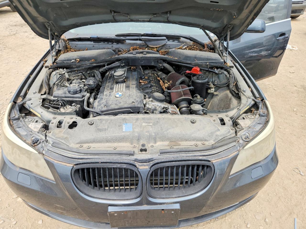 2008 Bmw 535 Xi Gray vin: WBANV93568CZ68033