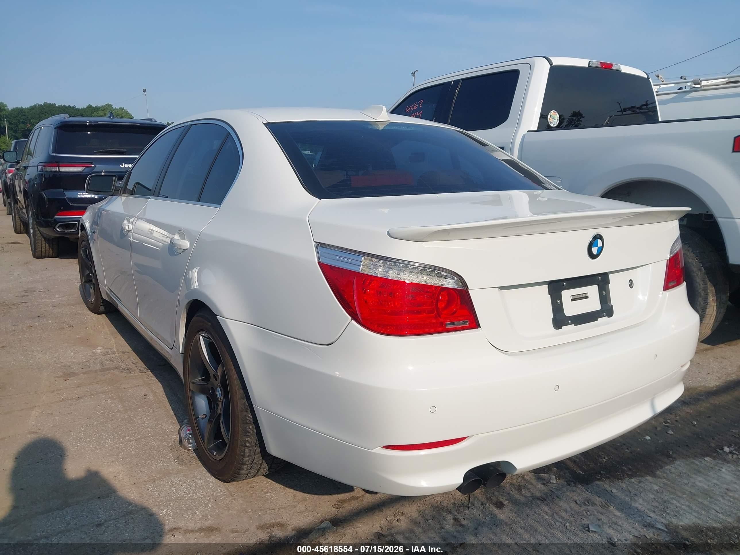 2009 Bmw 535i Xdrive Белый vin: WBANV93569C131848