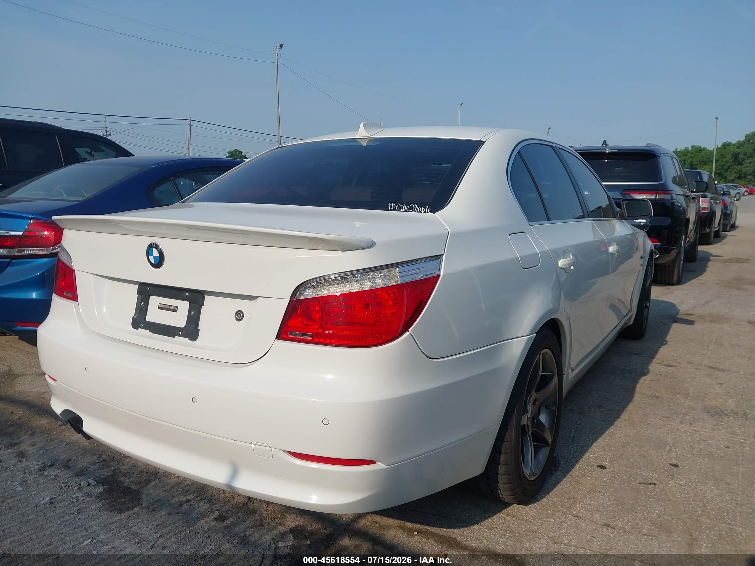 2009 Bmw 535i Xdrive Белый vin: WBANV93569C131848