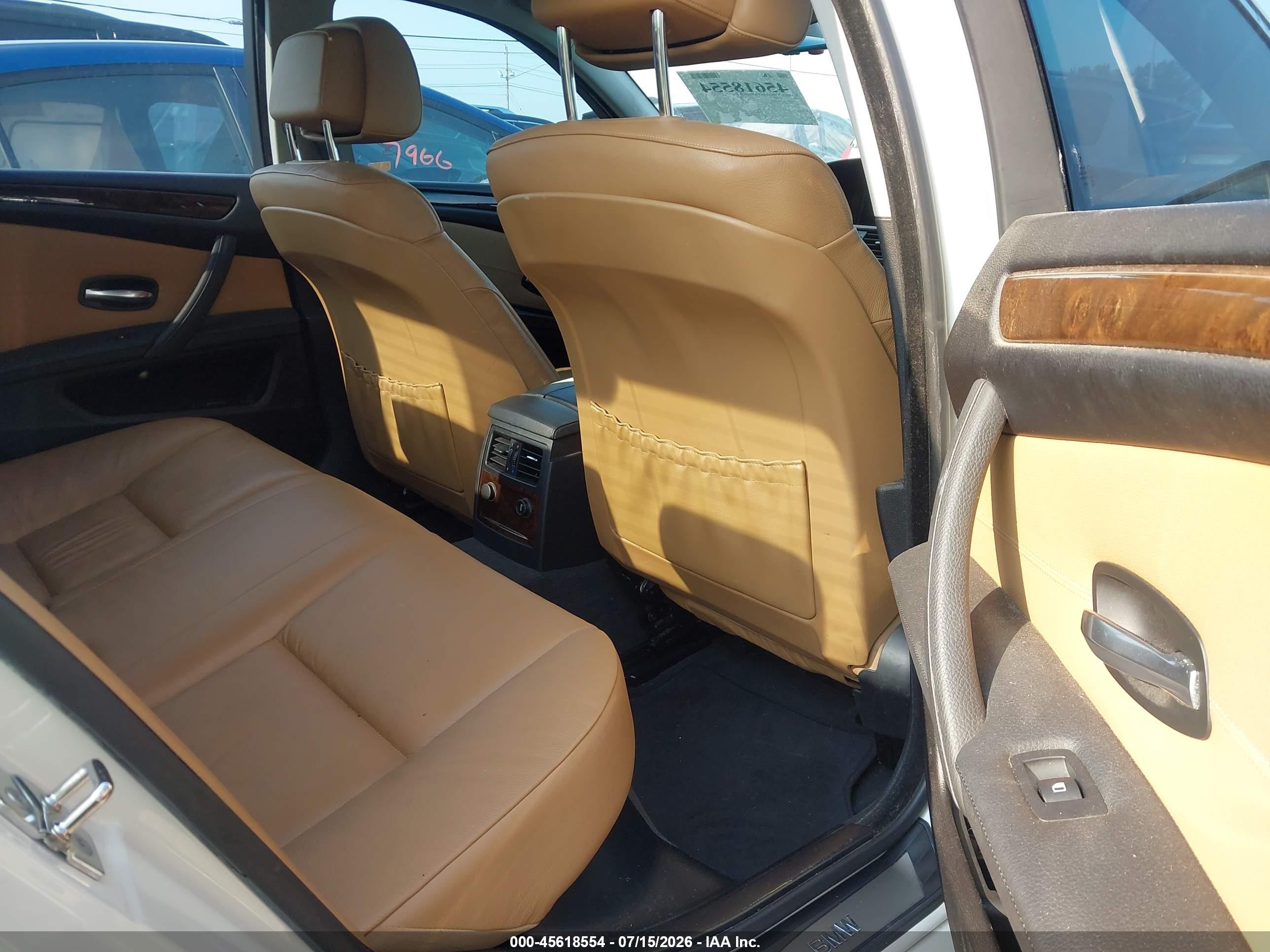 2009 Bmw 535i Xdrive Белый vin: WBANV93569C131848