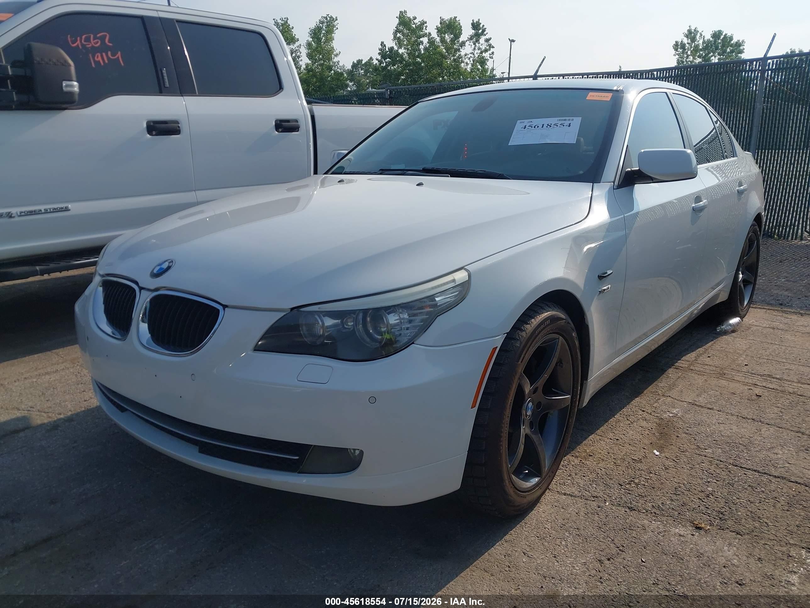 2009 Bmw 535i Xdrive Белый vin: WBANV93569C131848