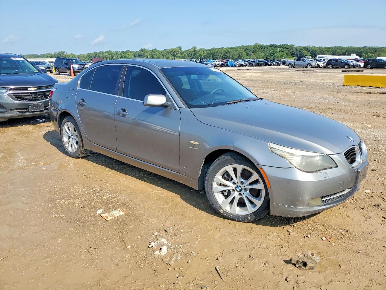 2009 Bmw 535 Xi Gray vin: WBANV93569C134152
