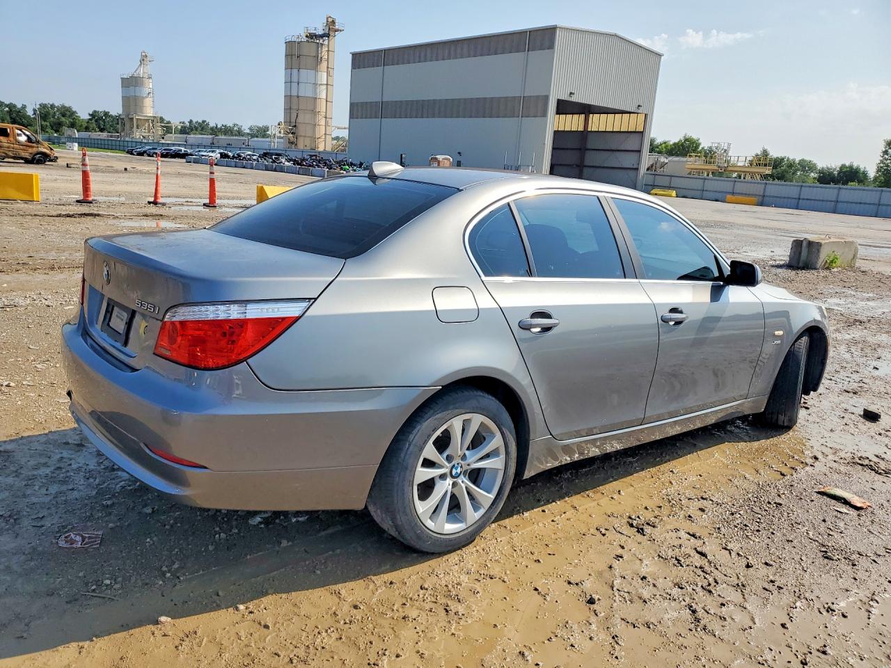 2009 Bmw 535 Xi Gray vin: WBANV93569C134152