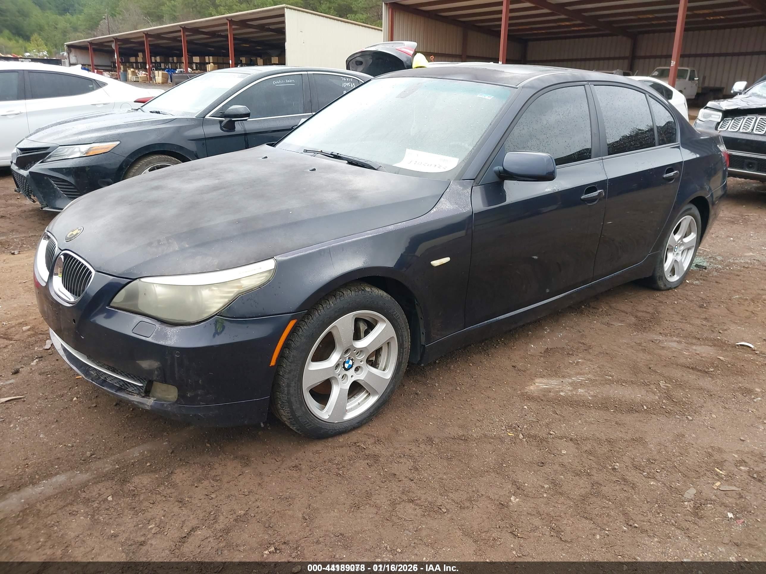2008 Bmw 535xi   Blue vin: WBANV93588CZ65179