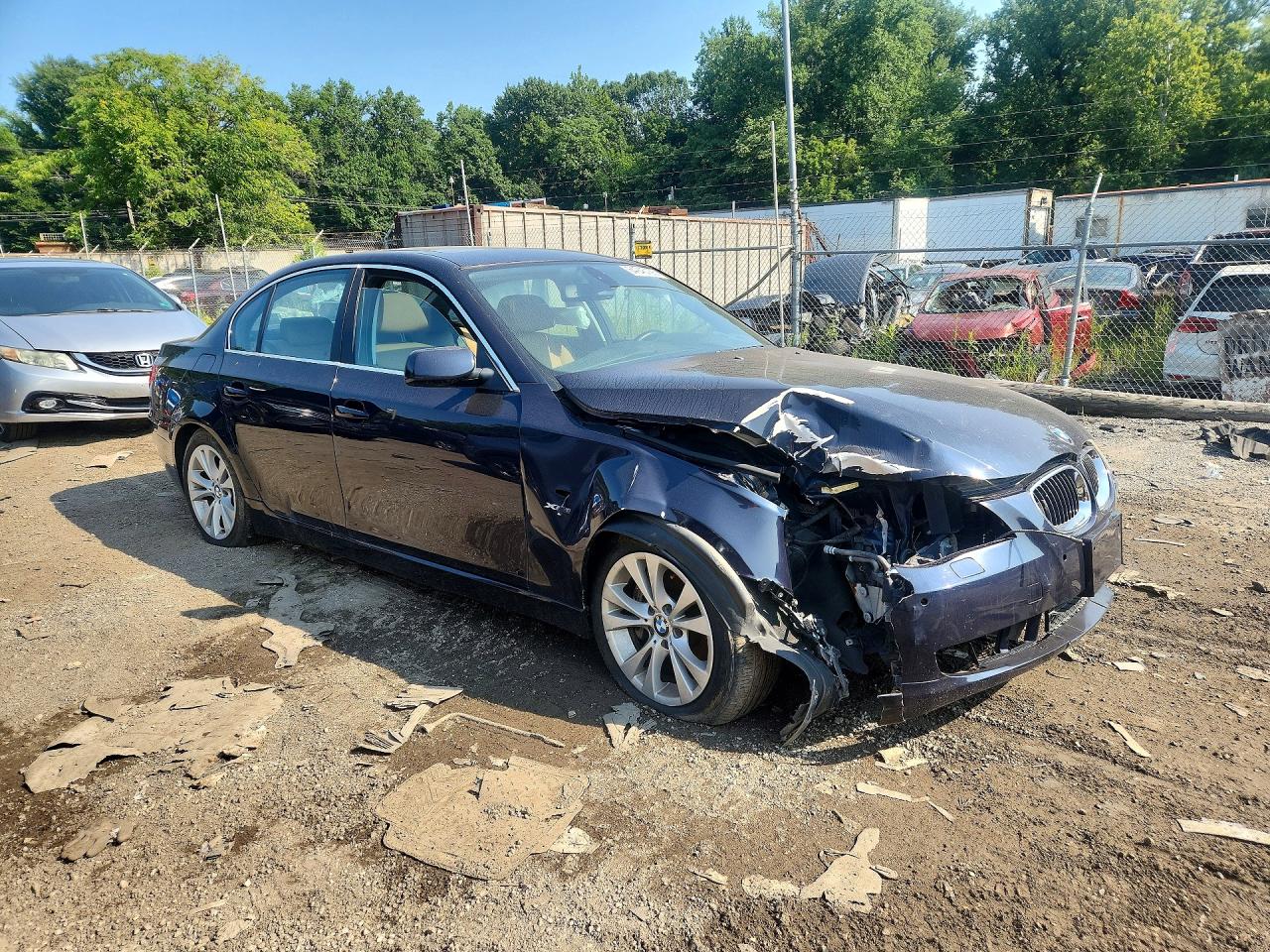 2009 Bmw 535 Xi Black vin: WBANV93589C133827