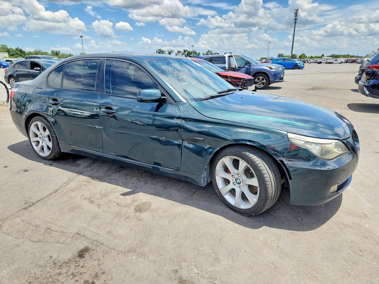 2008 Bmw 535 Xi Green vin: WBANV935X8CZ65538